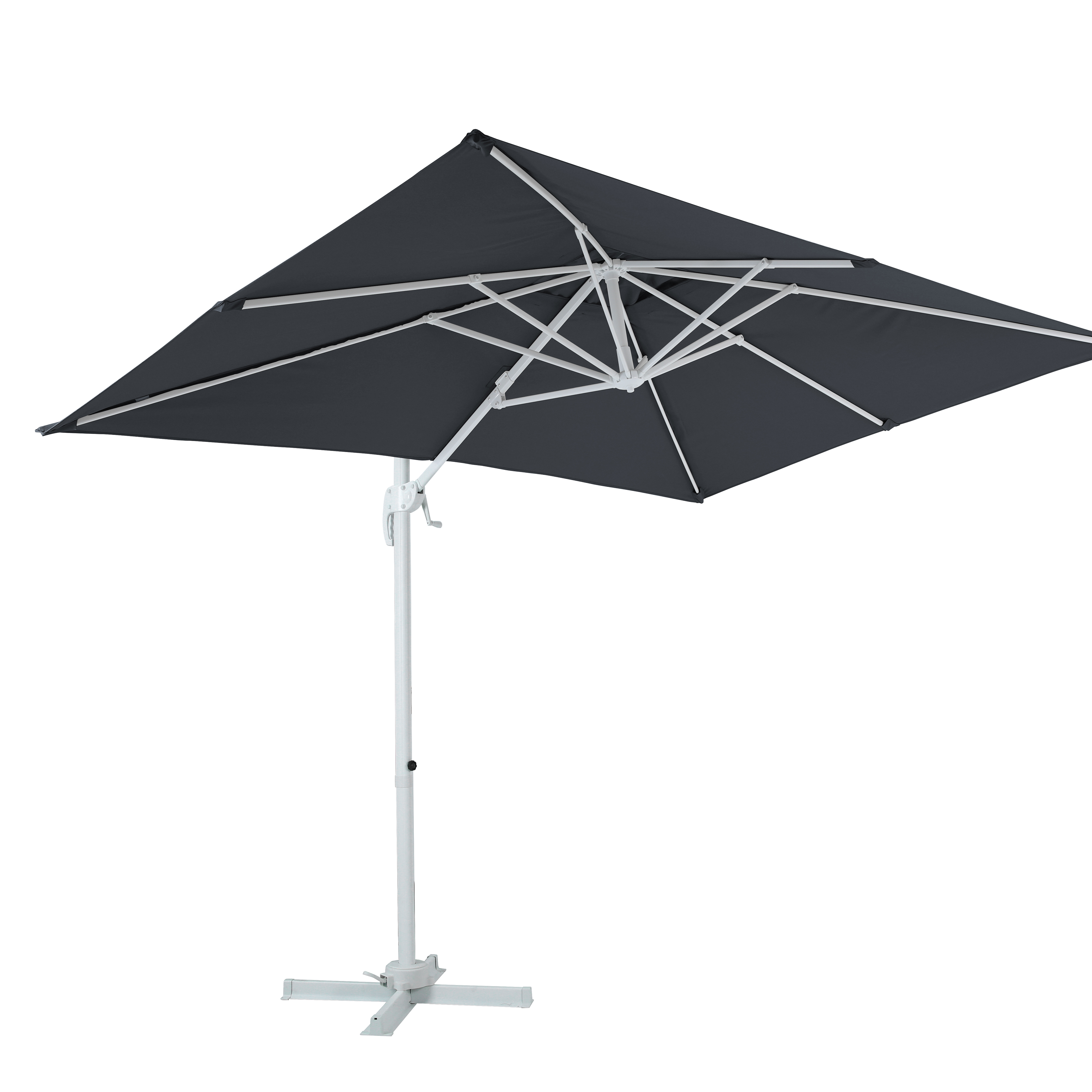 AXI Coco Cantilever Parasol 200x300cm - White/Grey