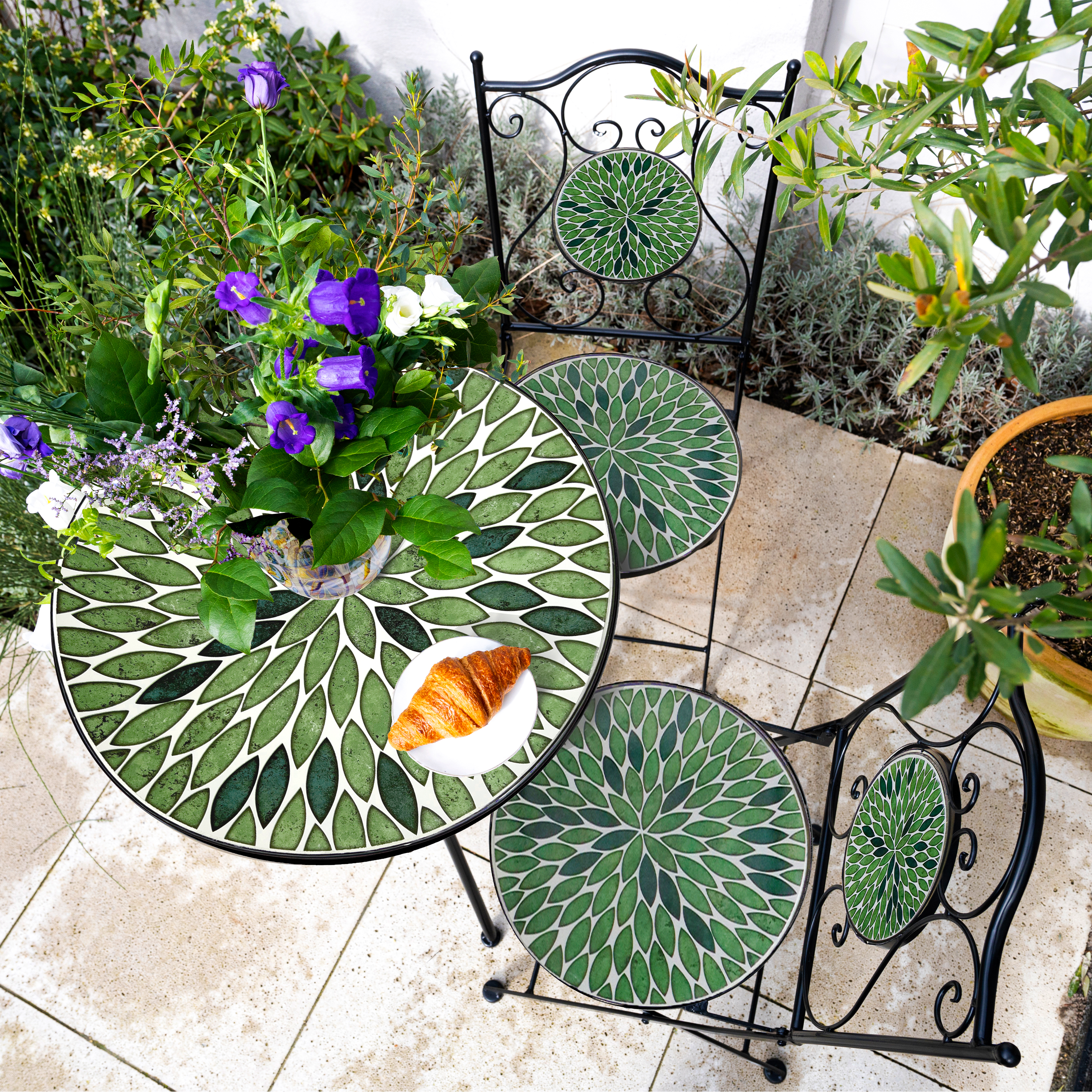 AXI Amélie Bistro Set Mosaic - Leaf Green