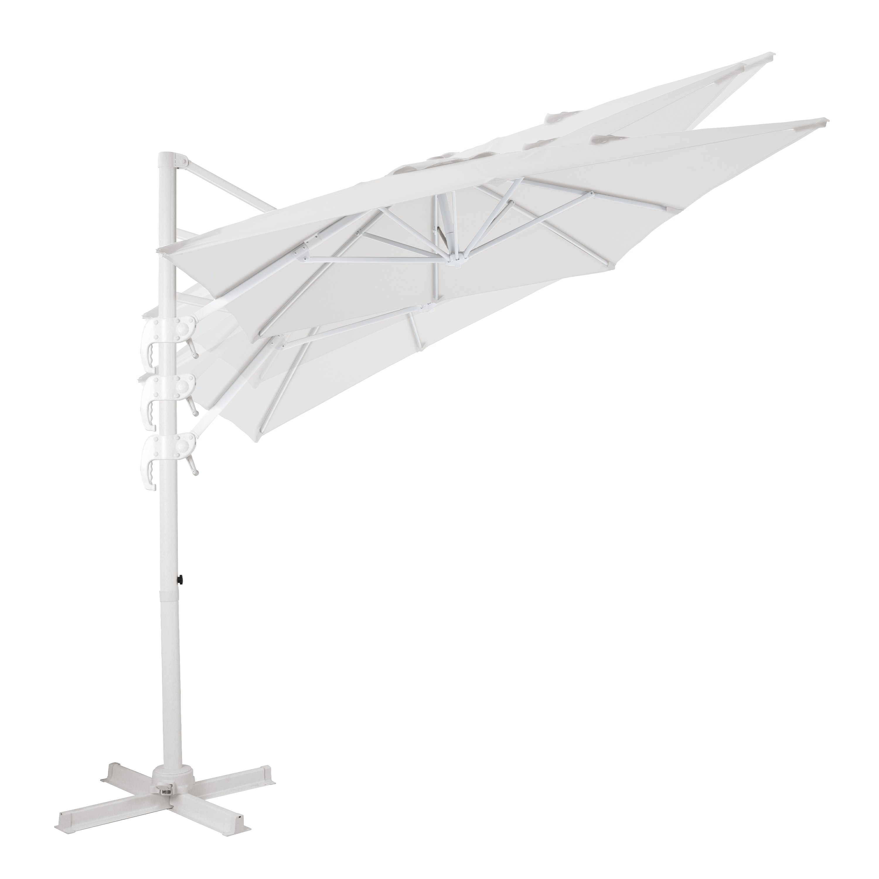 AXI Coco Cantilever Parasol 200x300cm - White/Beige