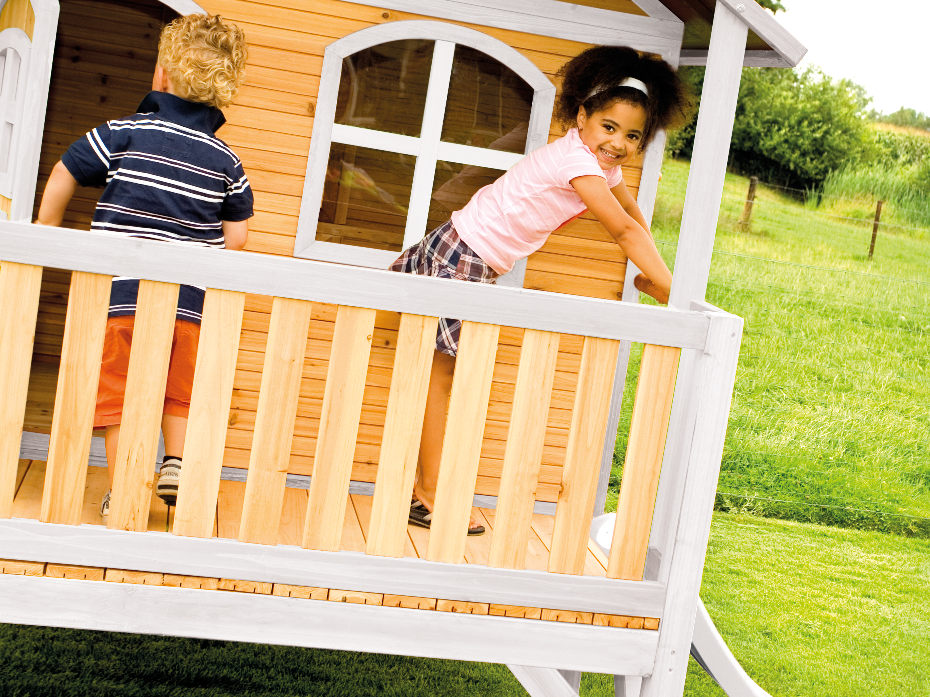 AXI Stef Playhouse Brown/White - White Slide-8717973932970 AXI Stef Playhouse Brown/White - White Slide