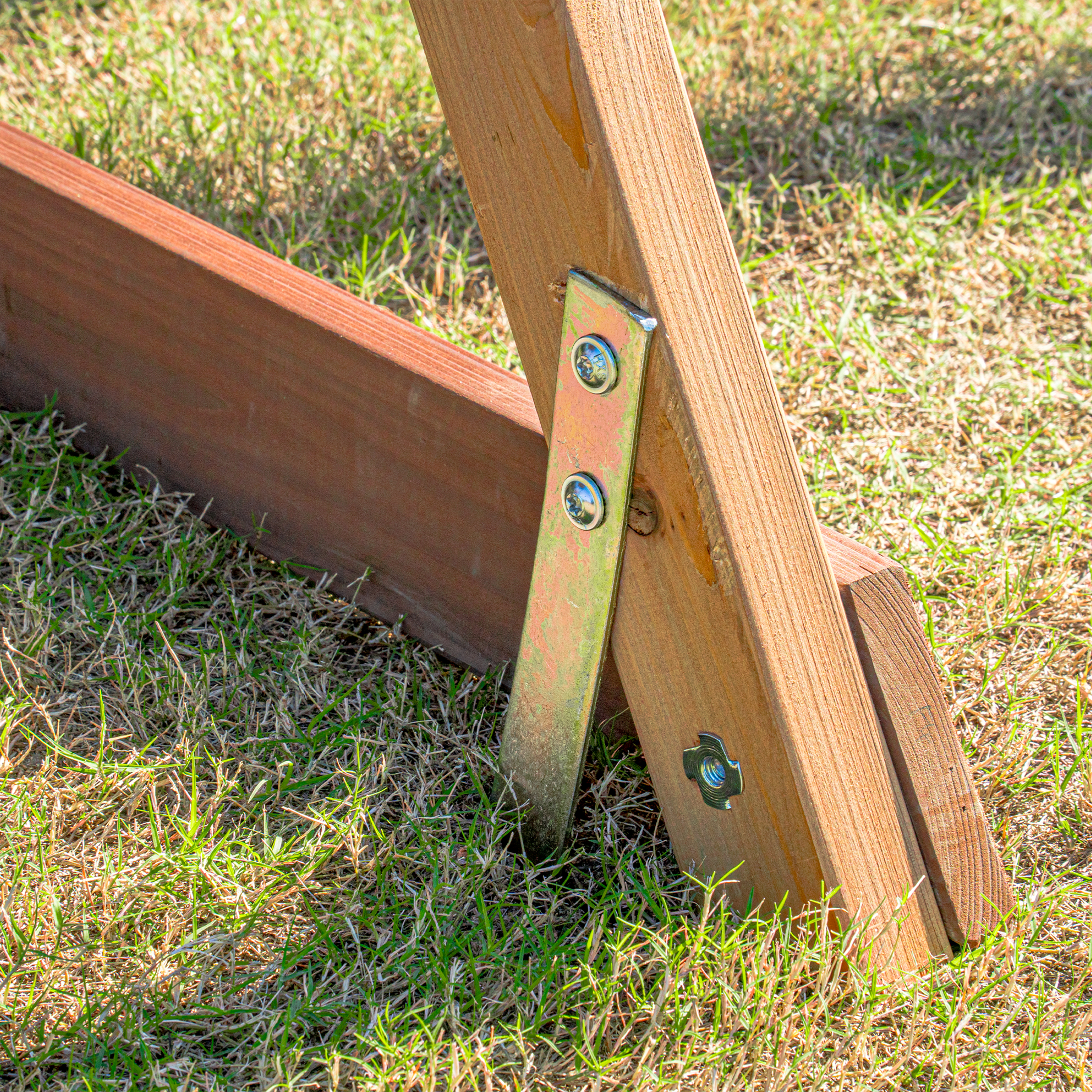 AXI Mia Climbing Frame with Double Swing Set – Lime Green Slide