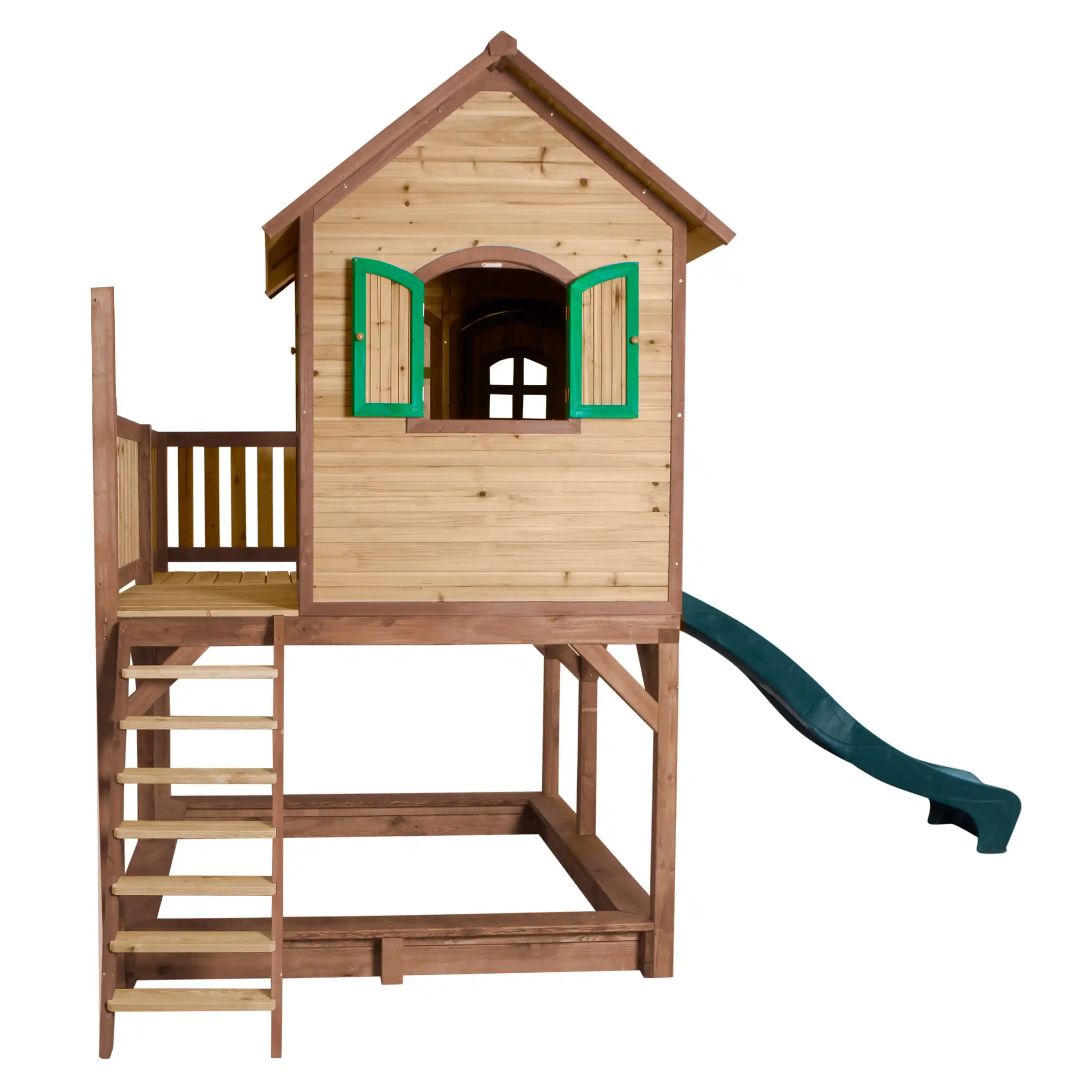 AXI Liam Playhouse Brown/Green - Green Slide