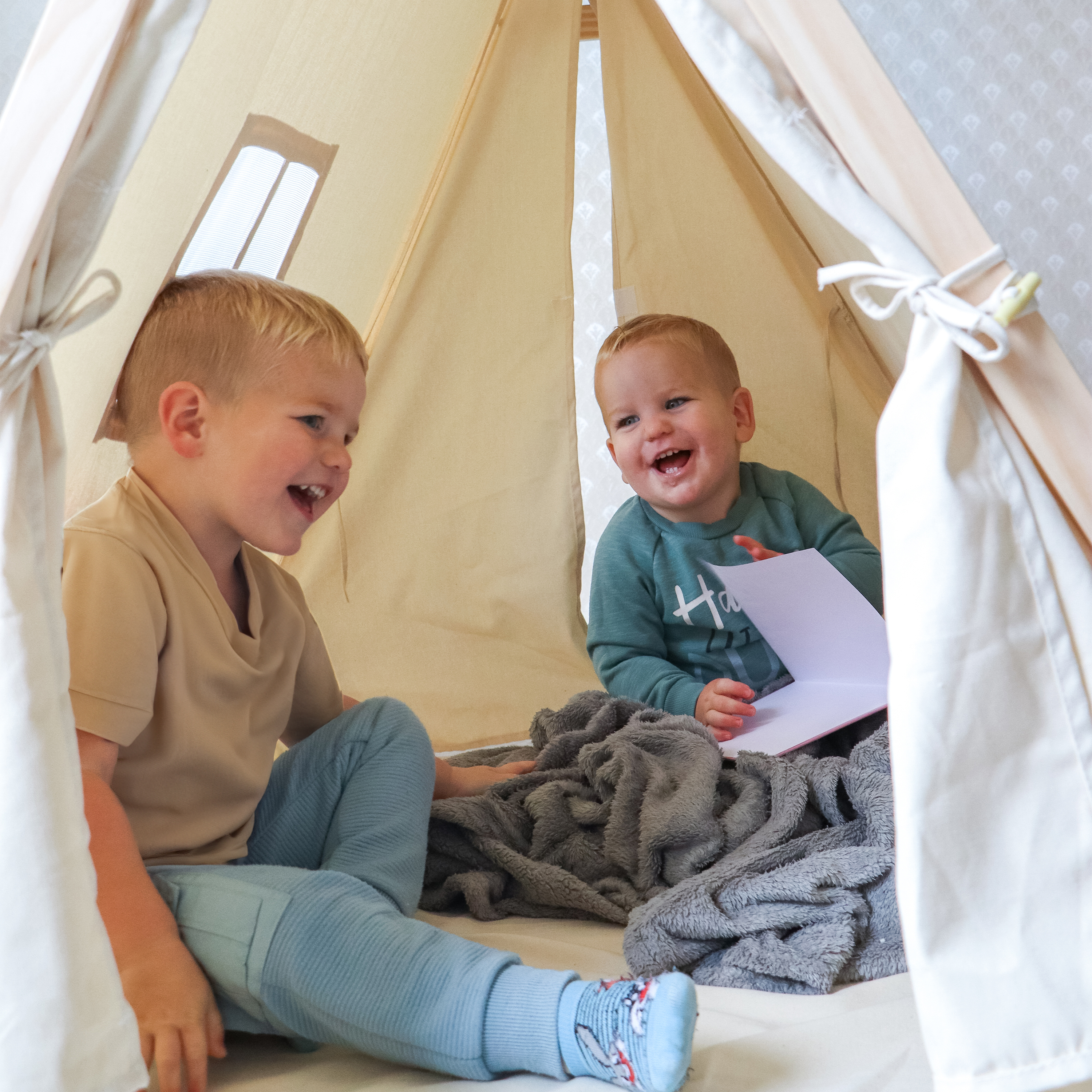 Sunny Sienna Play Tent - Cream