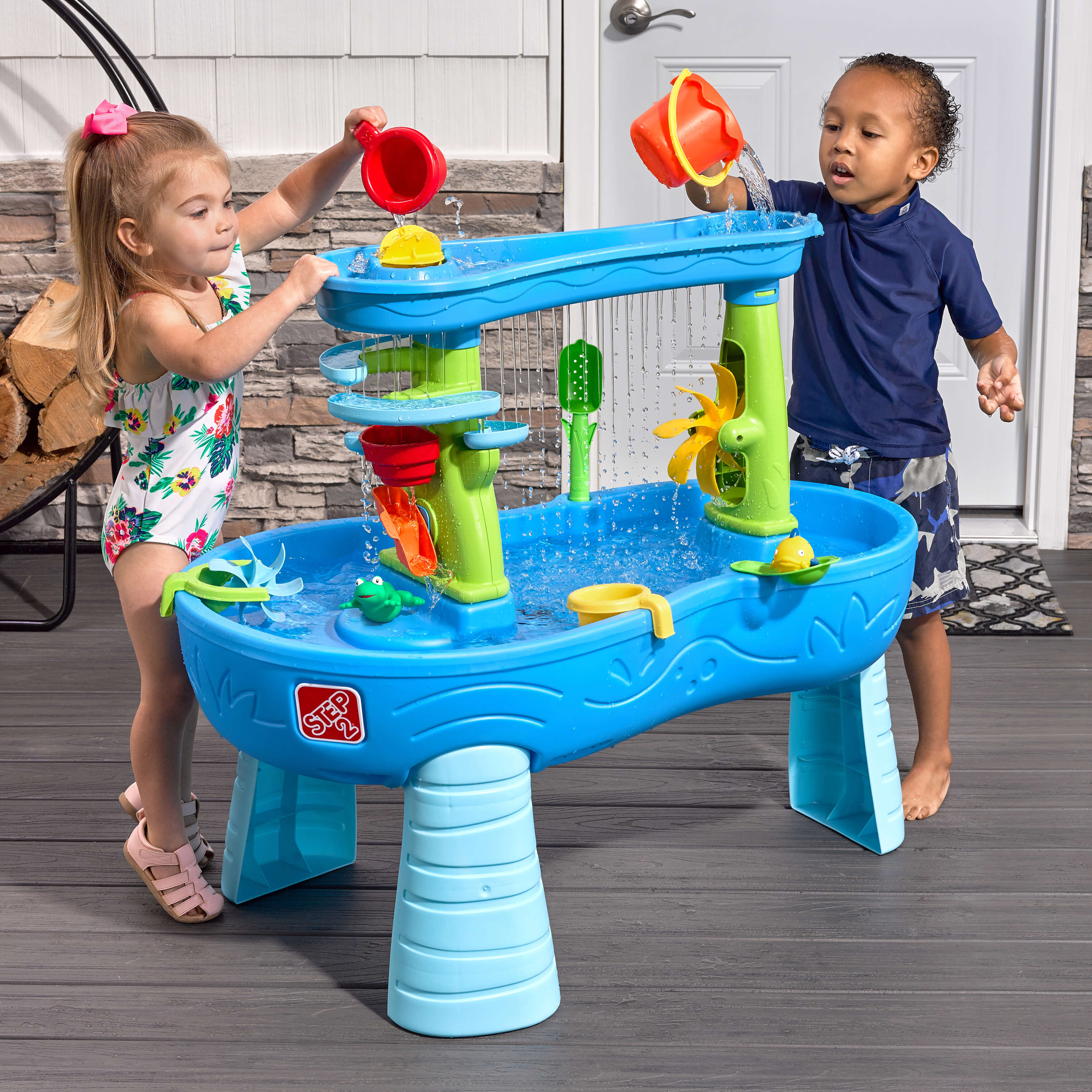 Step2 Double Showers Splash Water Table