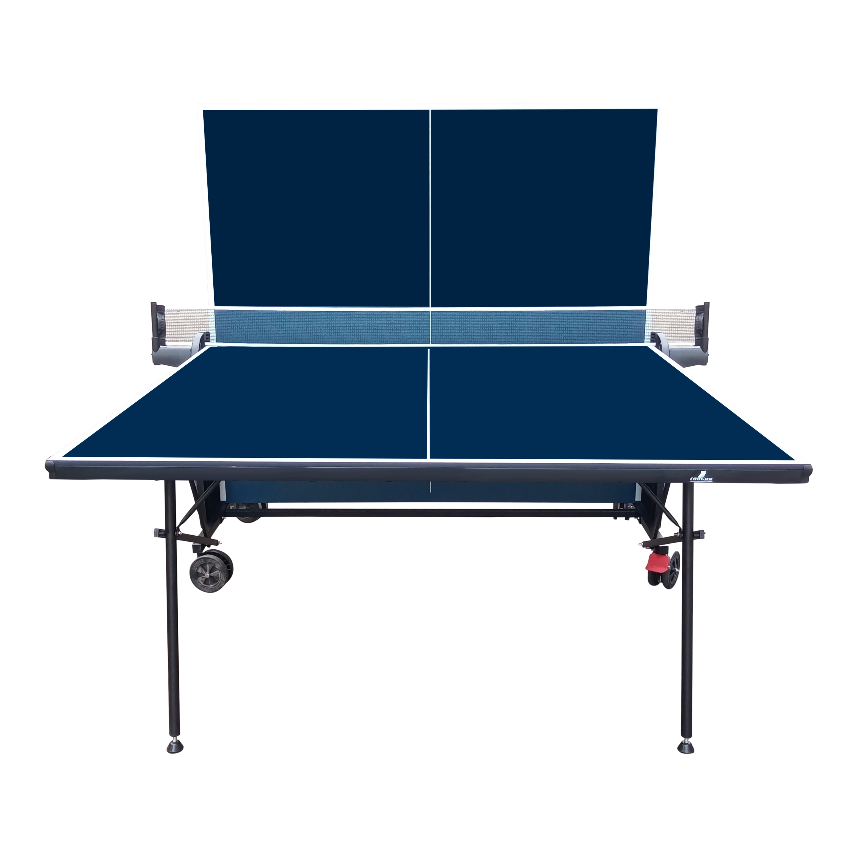 Cougar Table Tennis Table Deluxe 2800 Indoor - Blue