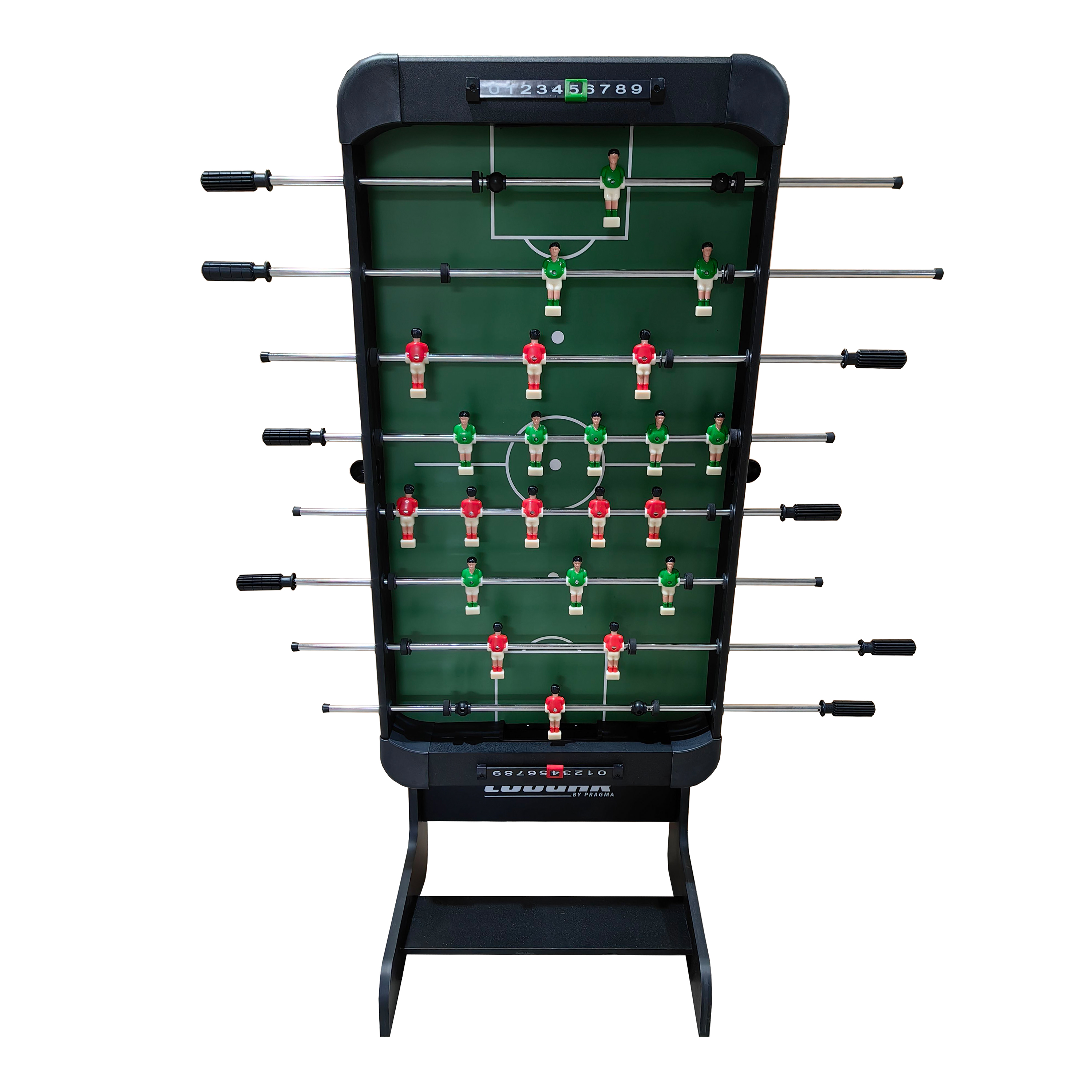 Cougar Around The World Folding Football Table Black