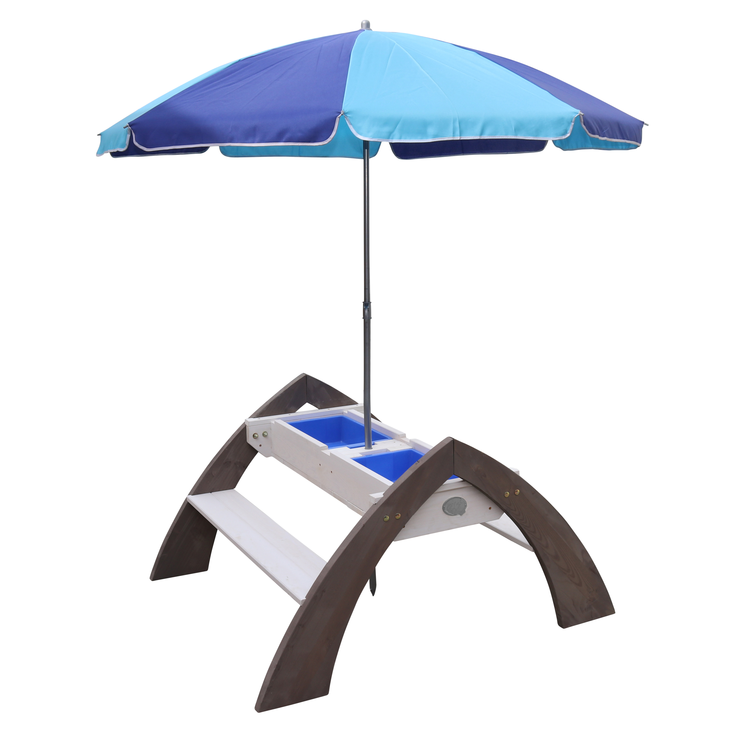 AXI Delta Sand & Water Picnic Table with Umbrella