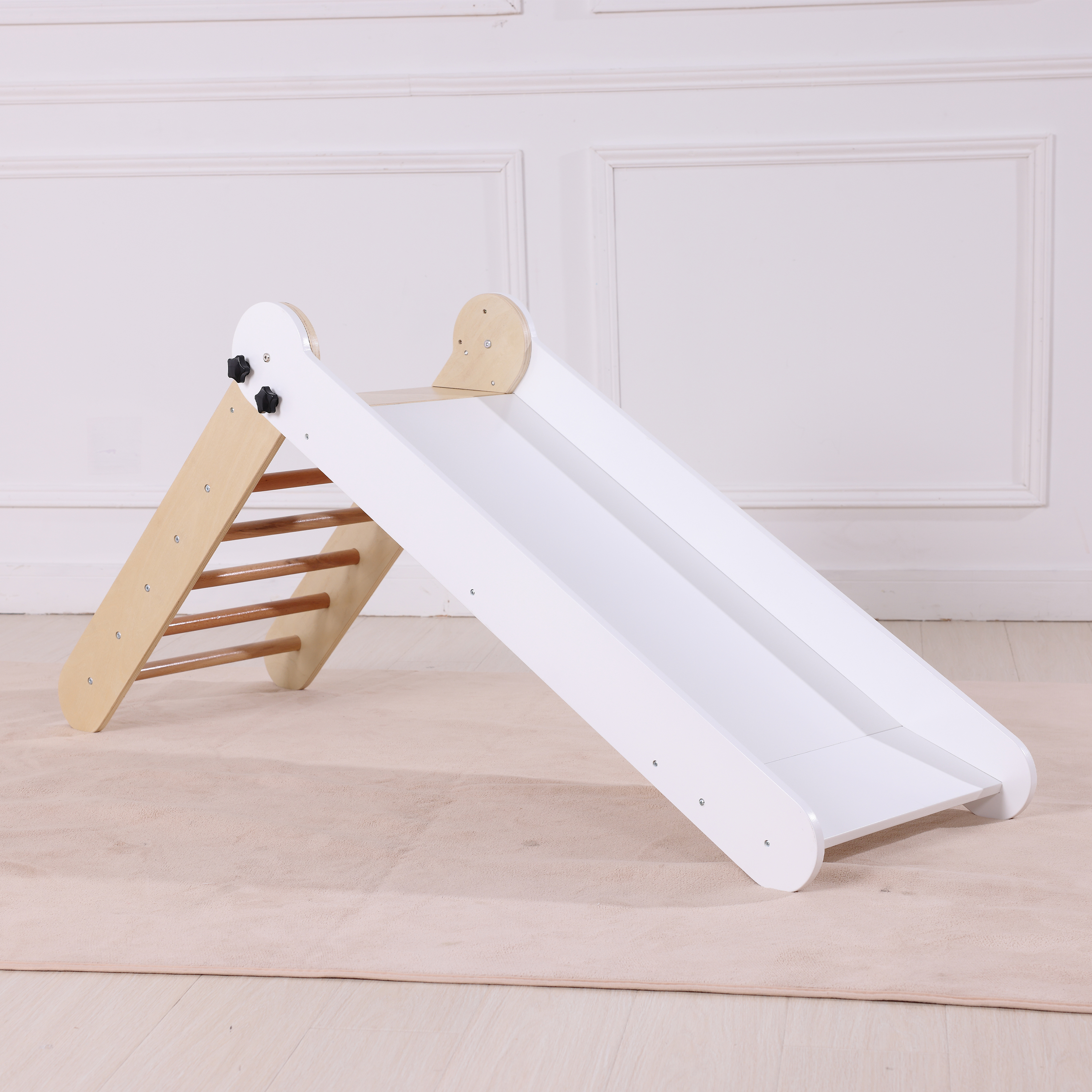 Sunny Bobbie Wooden Folding Slide - Natural/white