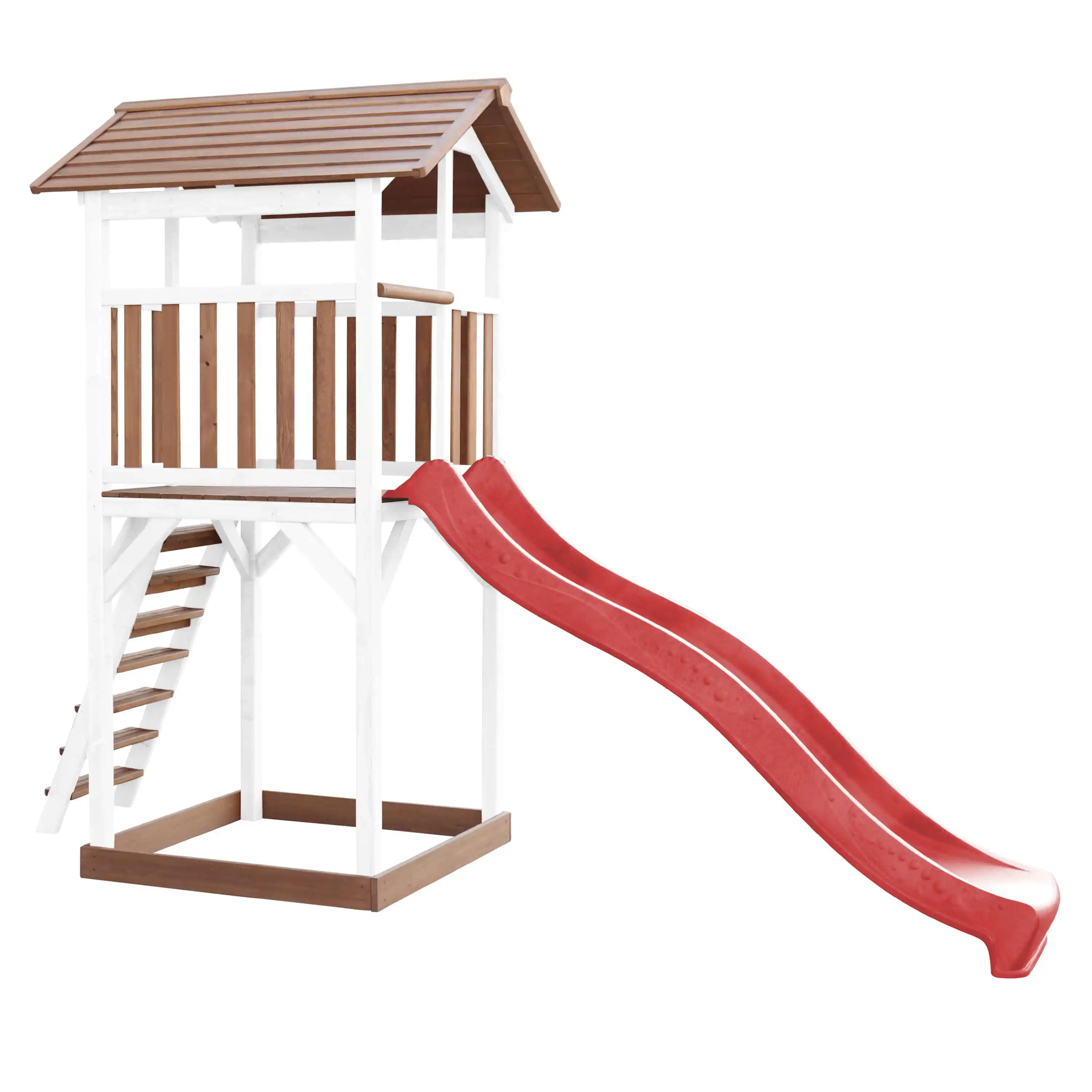 AXI Beach Tower Brown/White - Red Slide