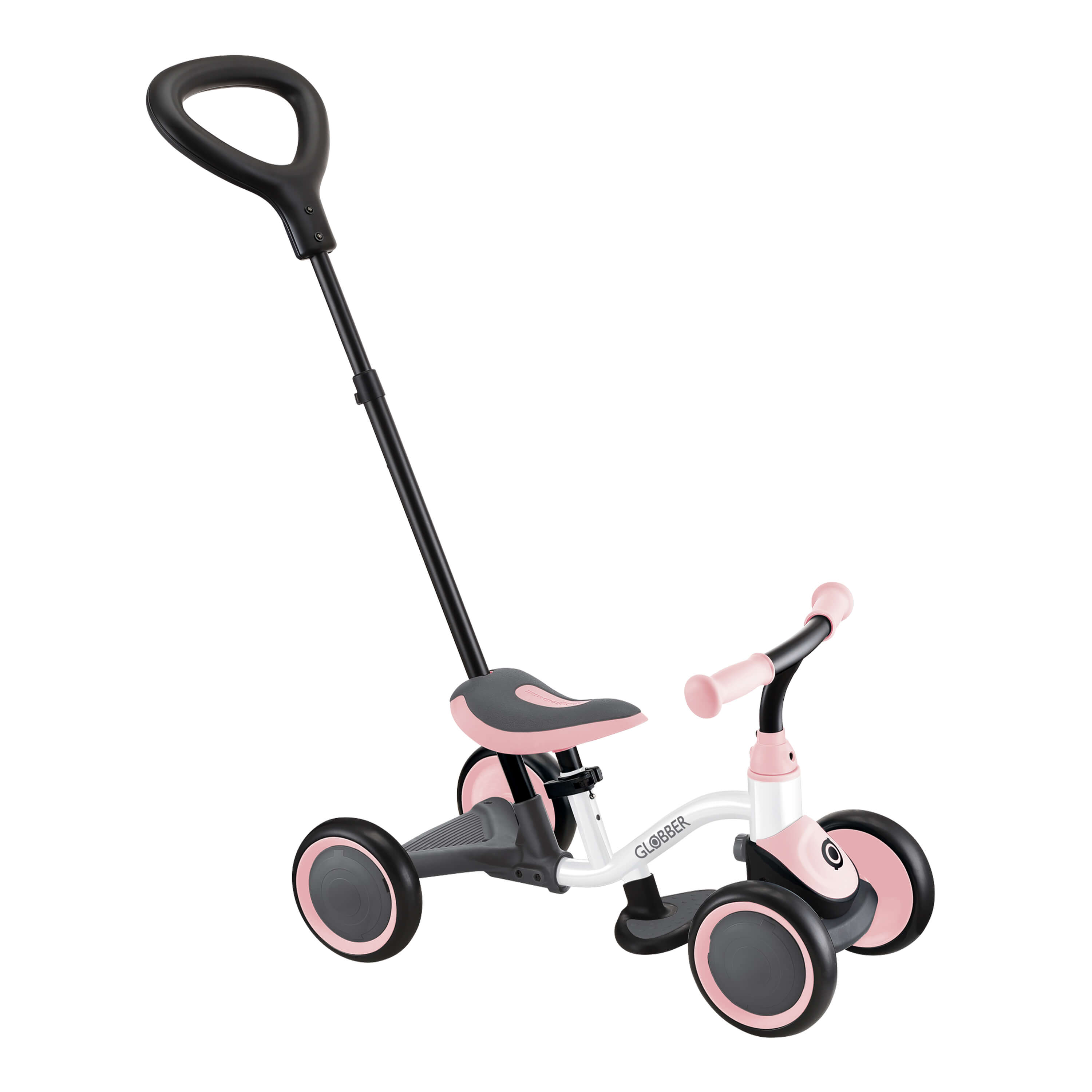 Globber Learning Bike 3-in-1 - White/Pastel Pink