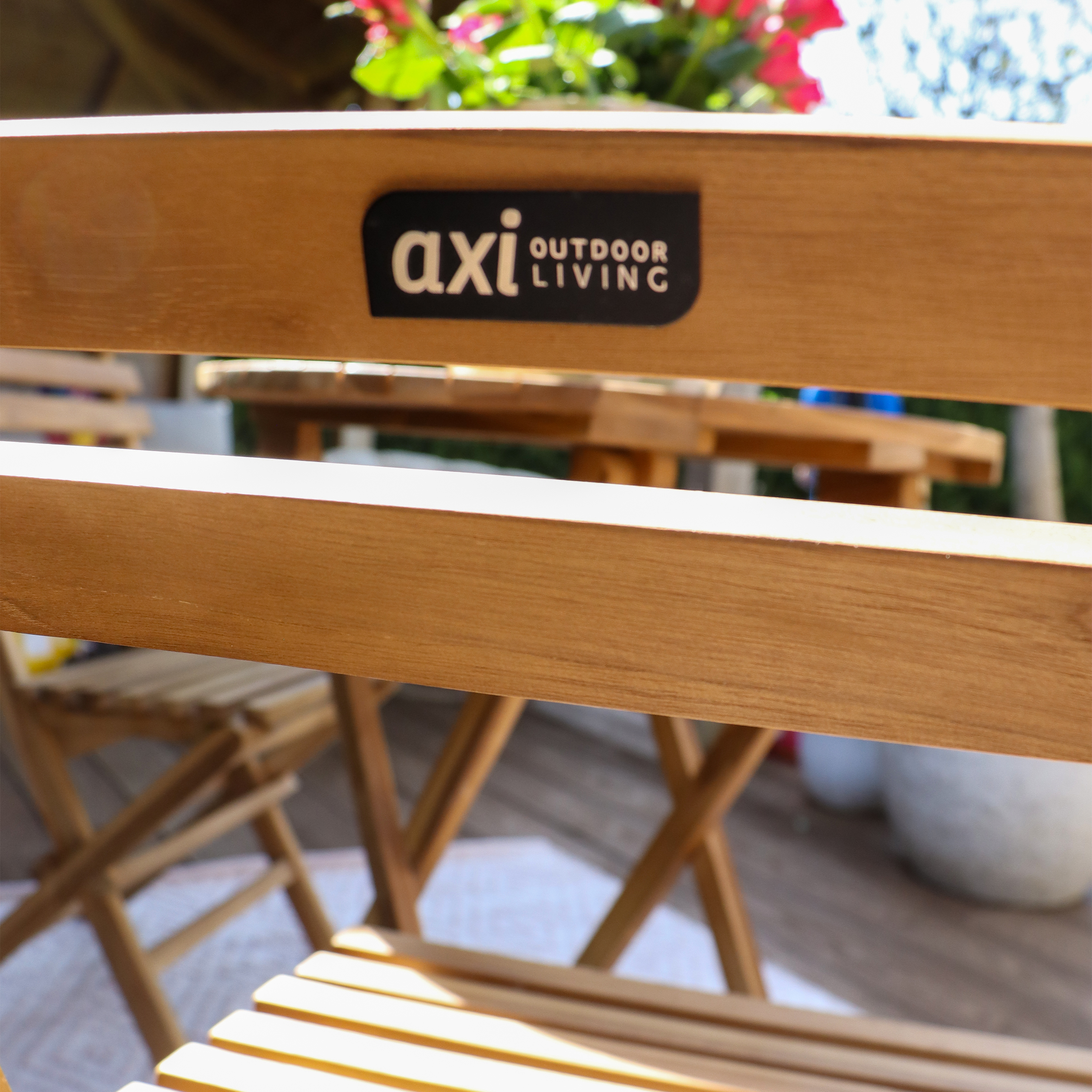 AXI Rae Bistro Set Brown Teak