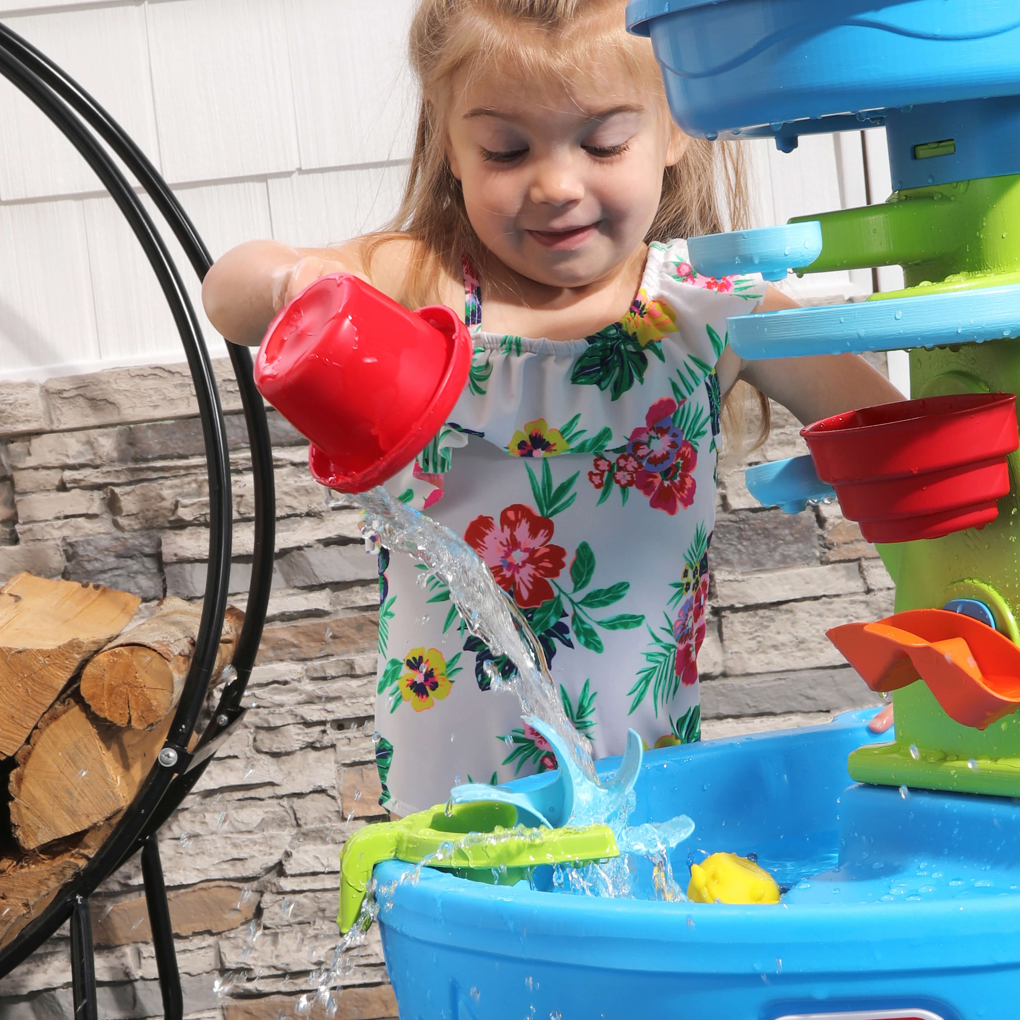 Step2 Double Showers Splash Water Table