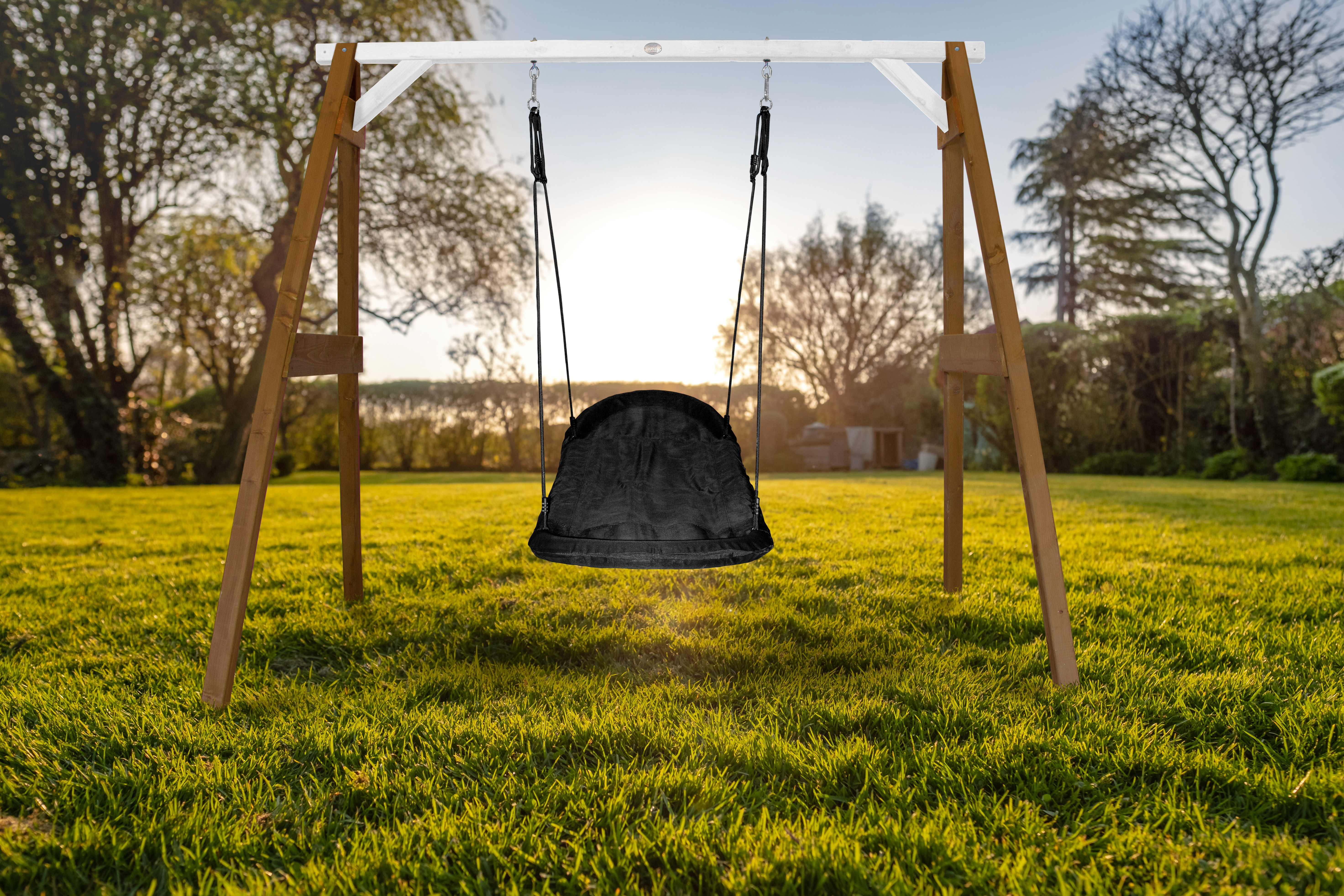 AXI Roxy Nest Swing Set - Brown/White