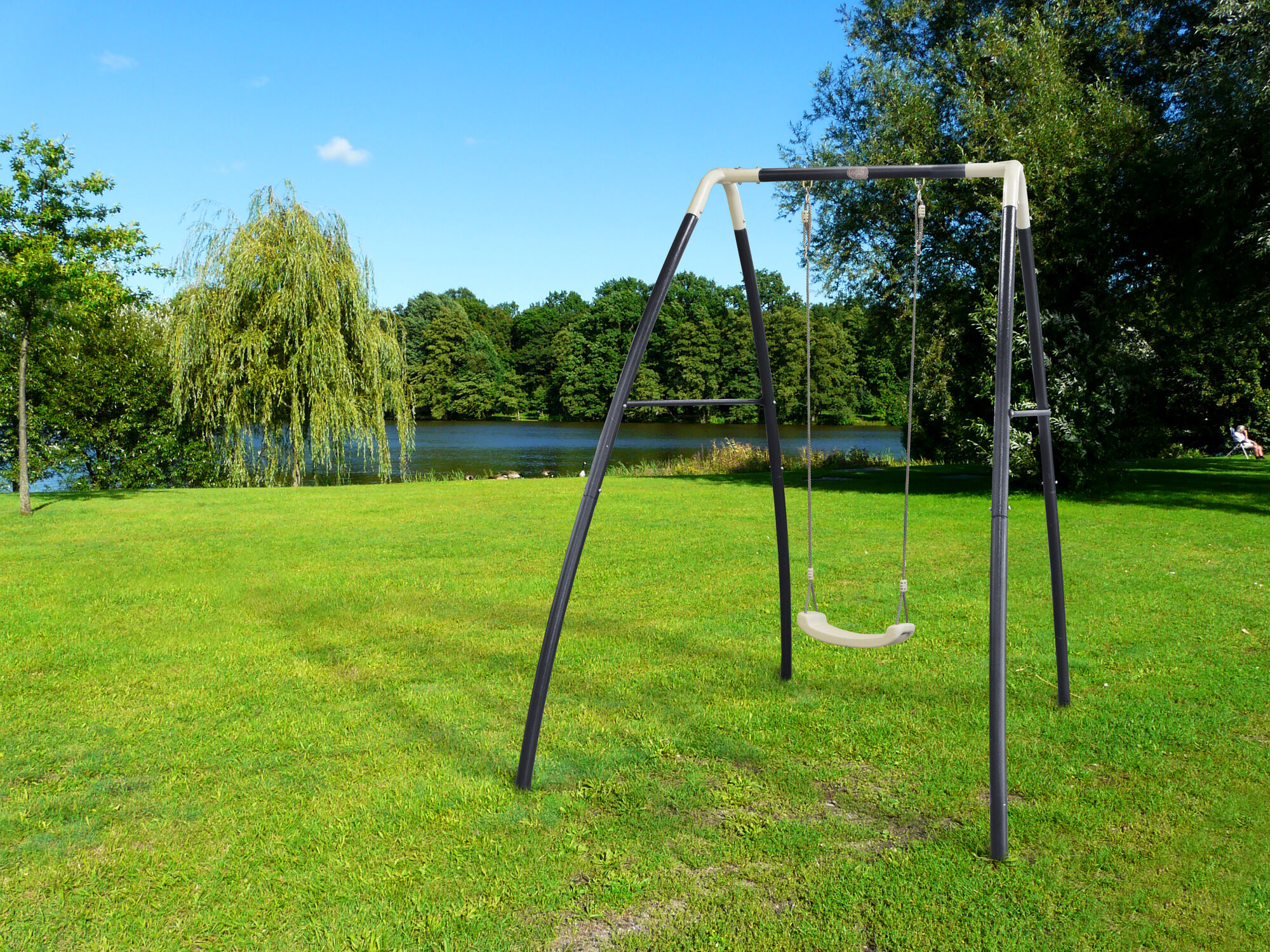 sfeerfoto AXI Enkele Metalen Schommel