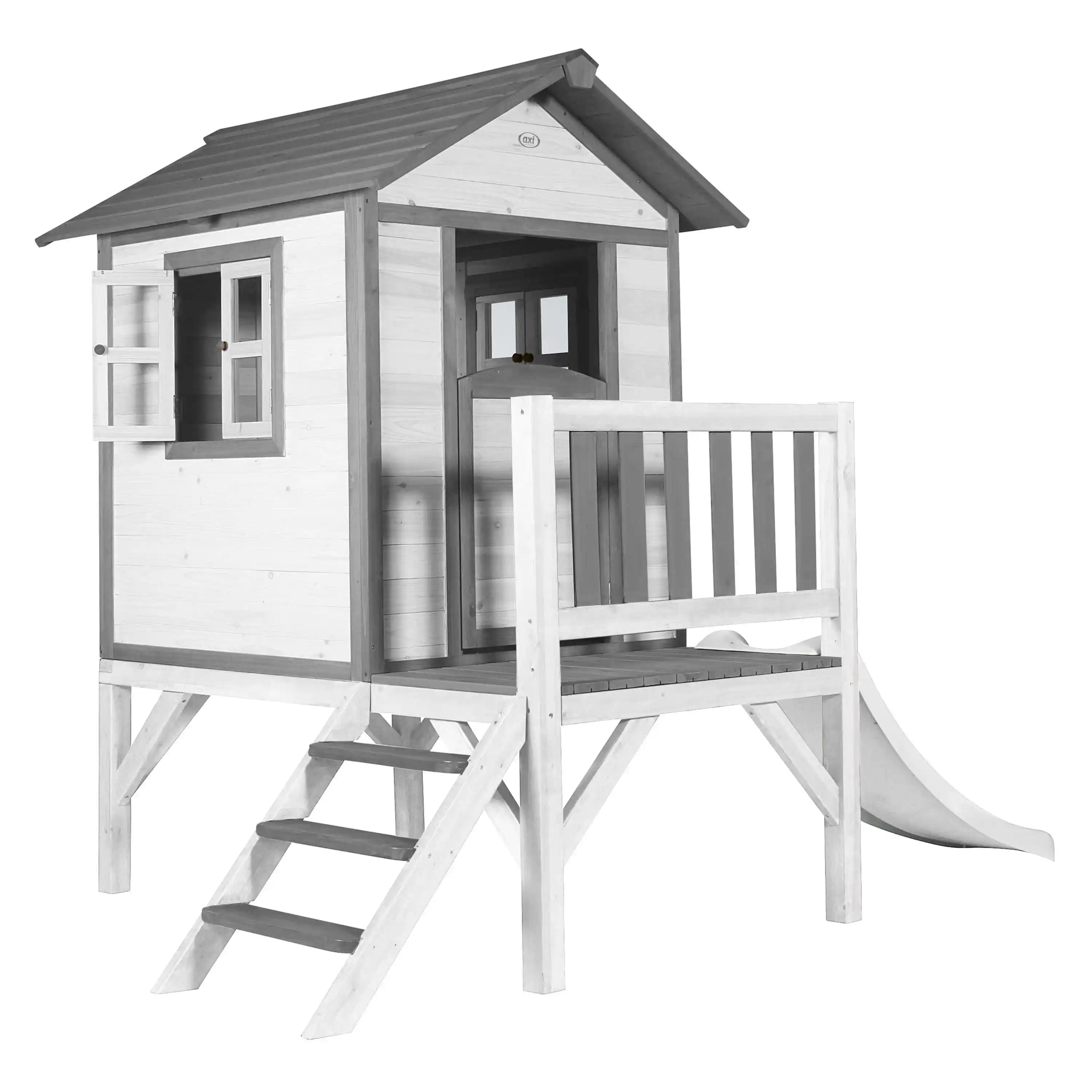 AXI Lodge XL Playhouse Classic - White Slide