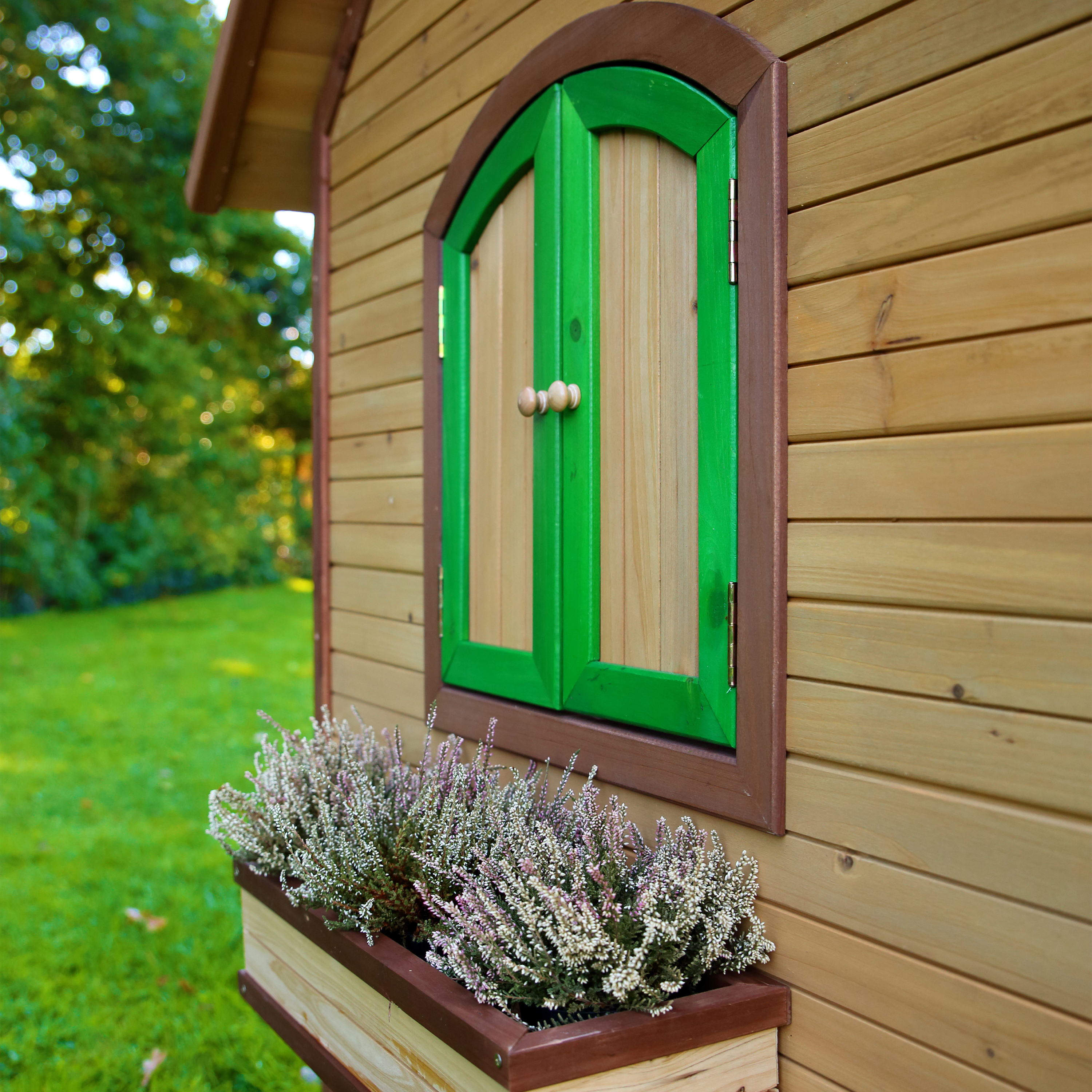 AXI Tom Playhouse Brown/Green - Grey Slide-8717973938040 AXI Tom Playhouse Brown/Green - Grey Slide