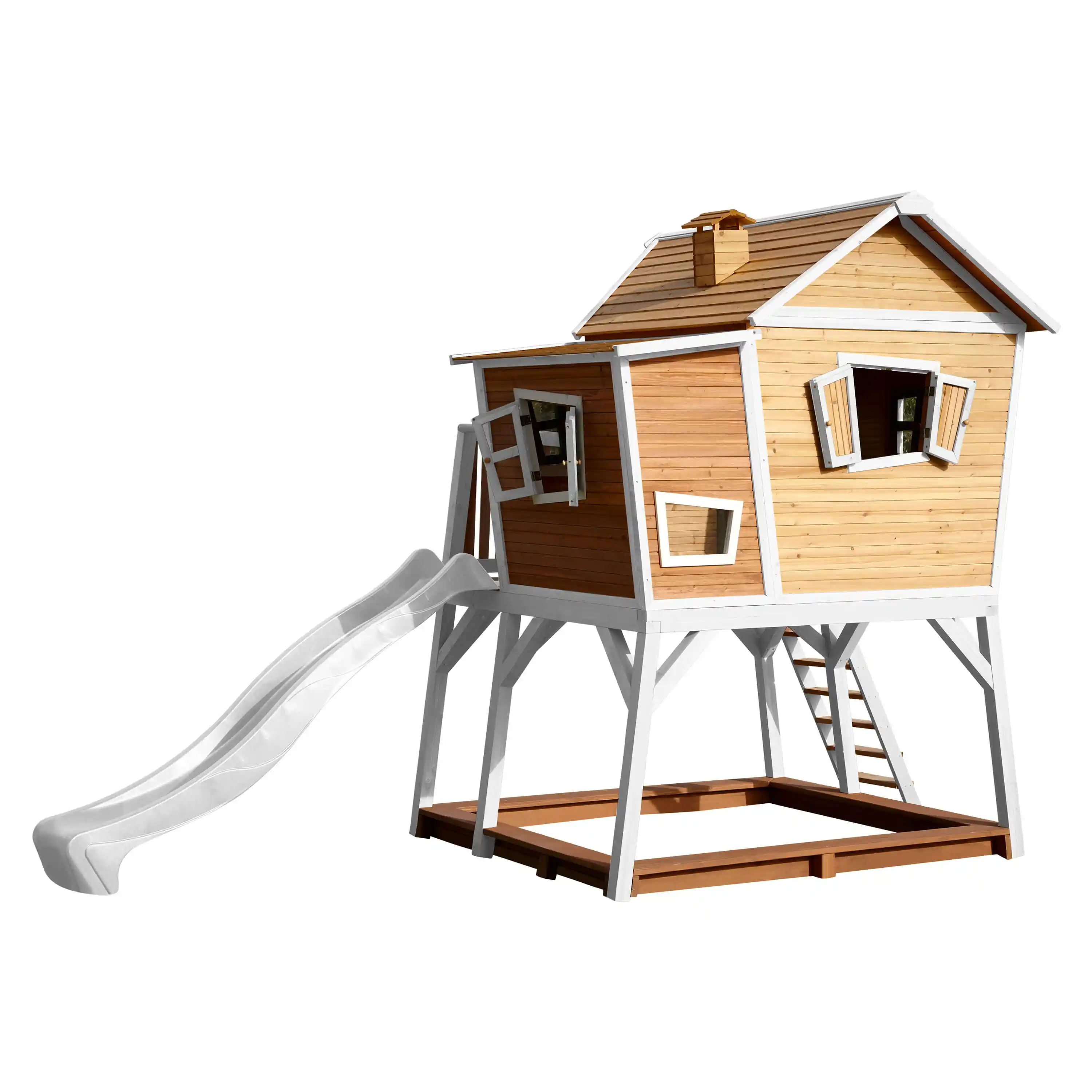 AXI Max Playhouse Brown/White - White Slide