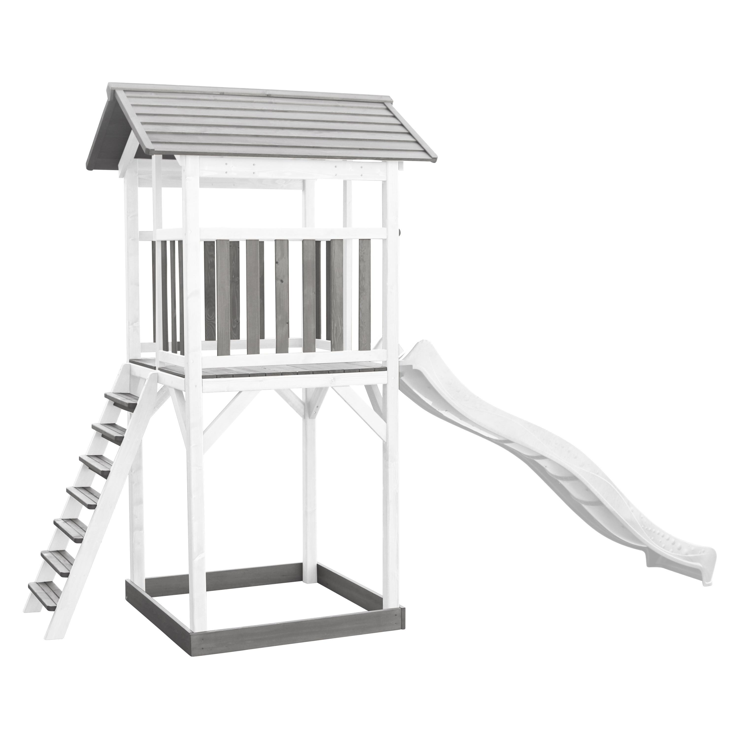 AXI Beach Tower Grey/White - White Slide
