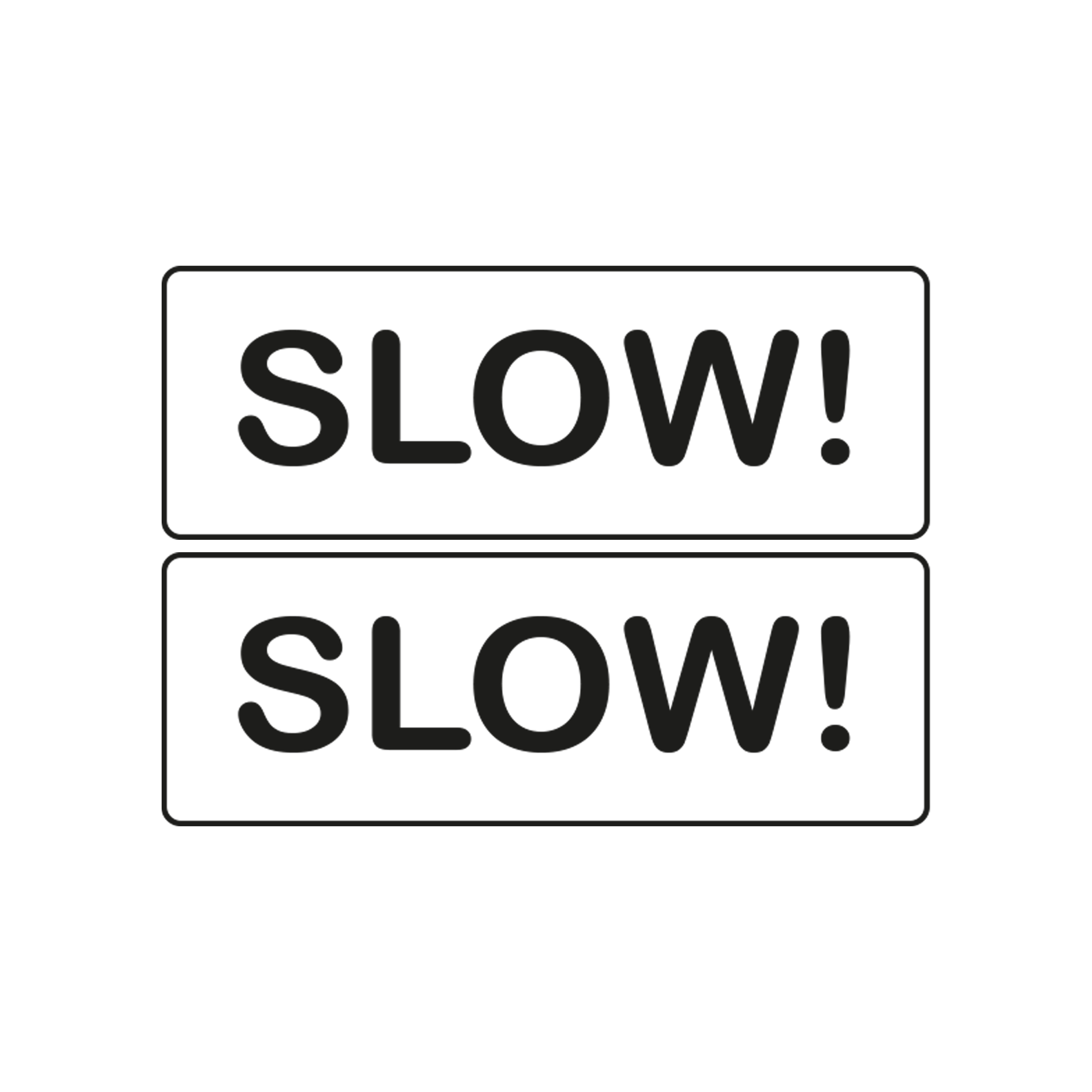 Victor Veilig - Stickerset Slow - set van 2