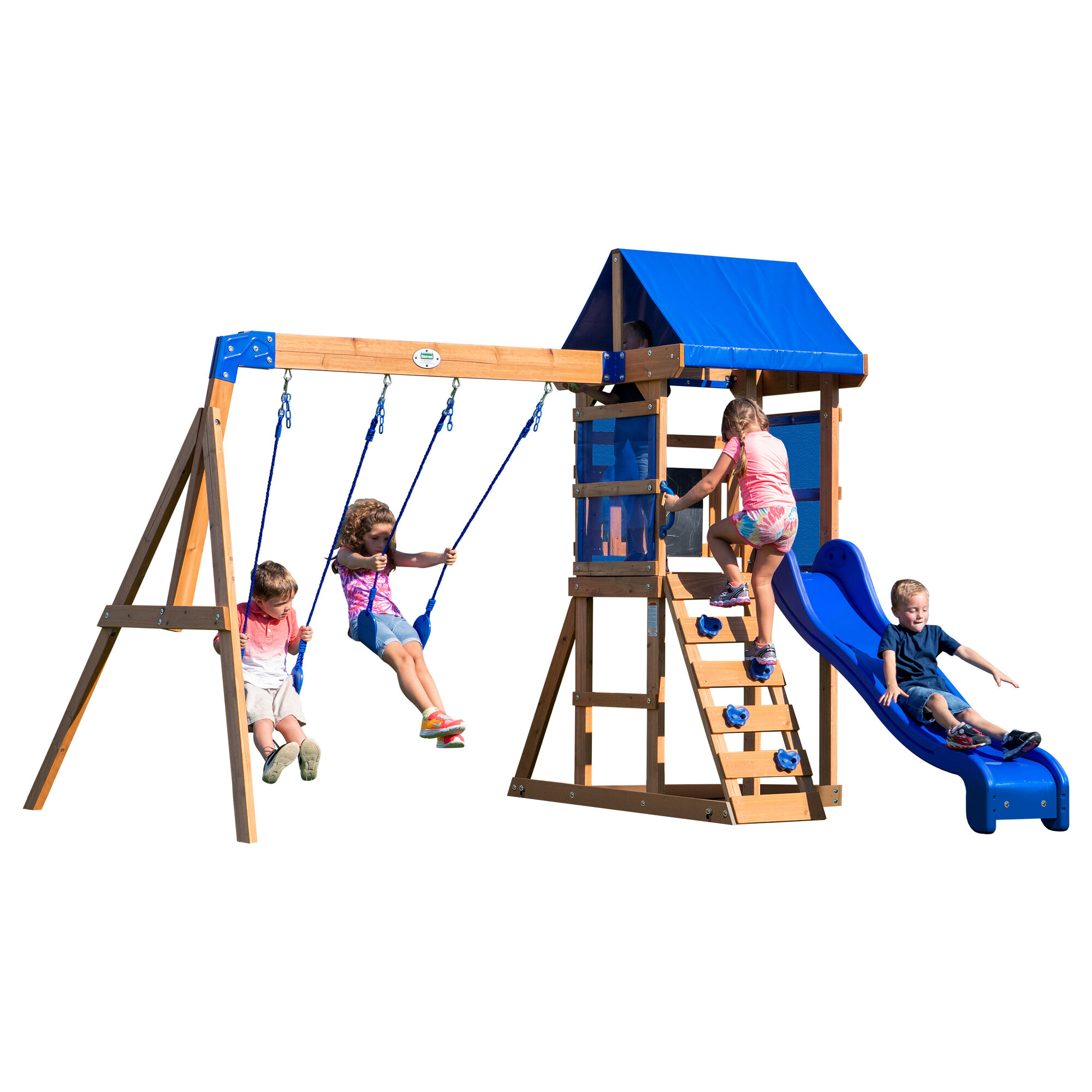 Backyard Discovery Aurora Climbing Frame with Slide and Swing