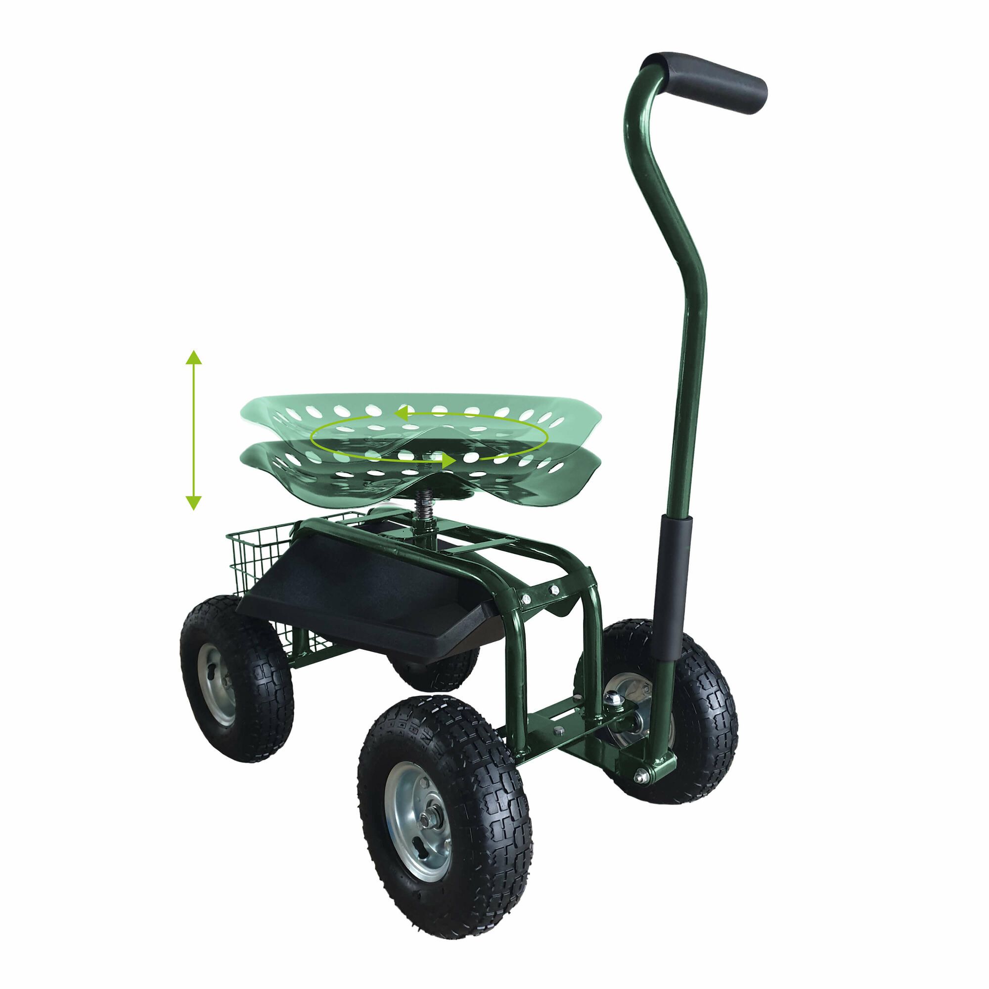 AXI AG22 Rolling Garden Seat - Green