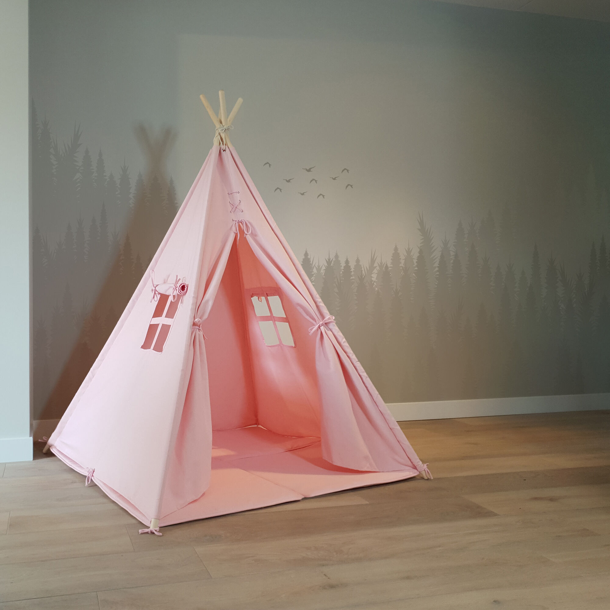 Sunny Alba Teepee Tent - Pastel Pink