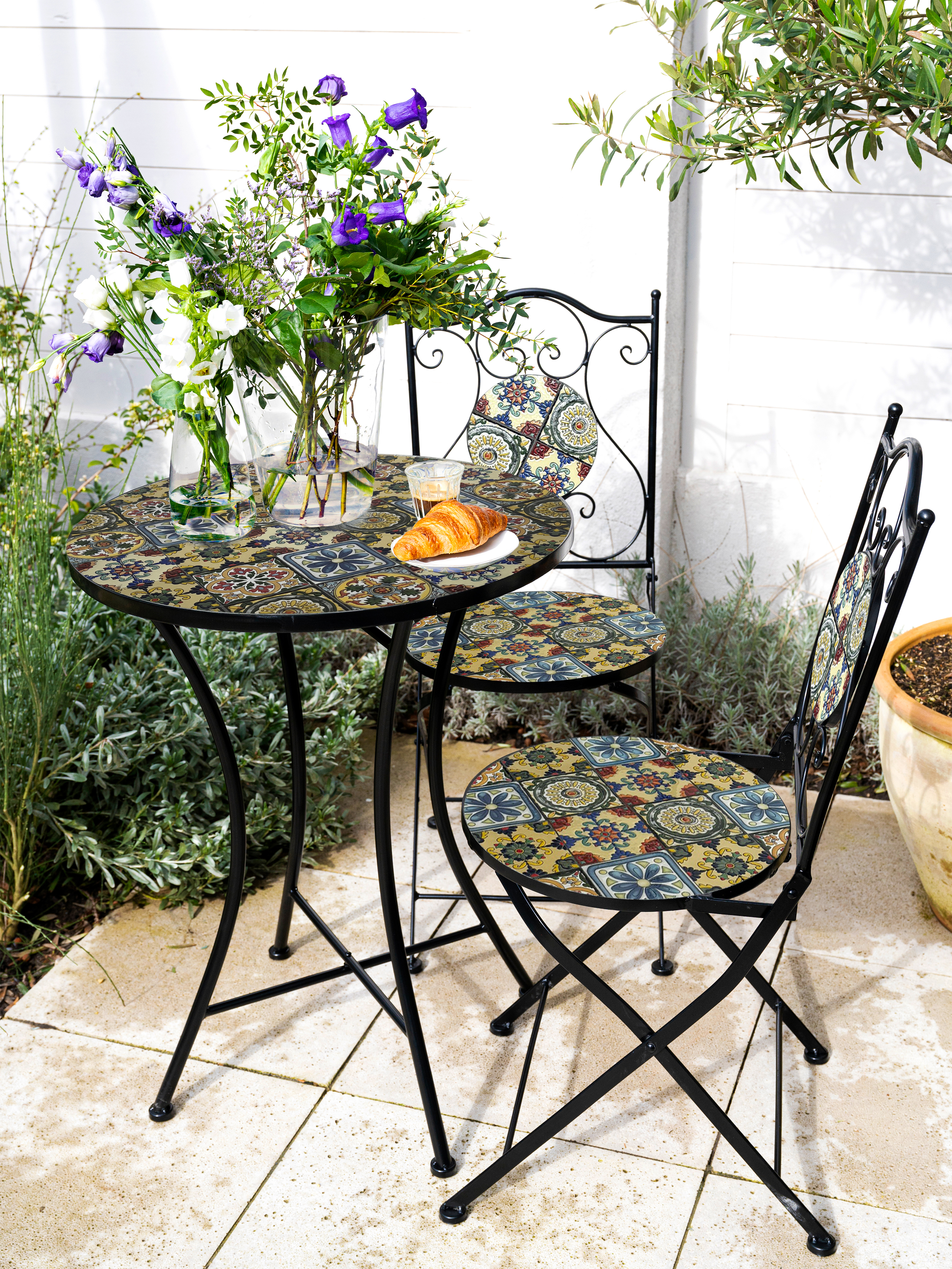 AXI Amélie Bistro Set Mosaic - Yellow Breeze