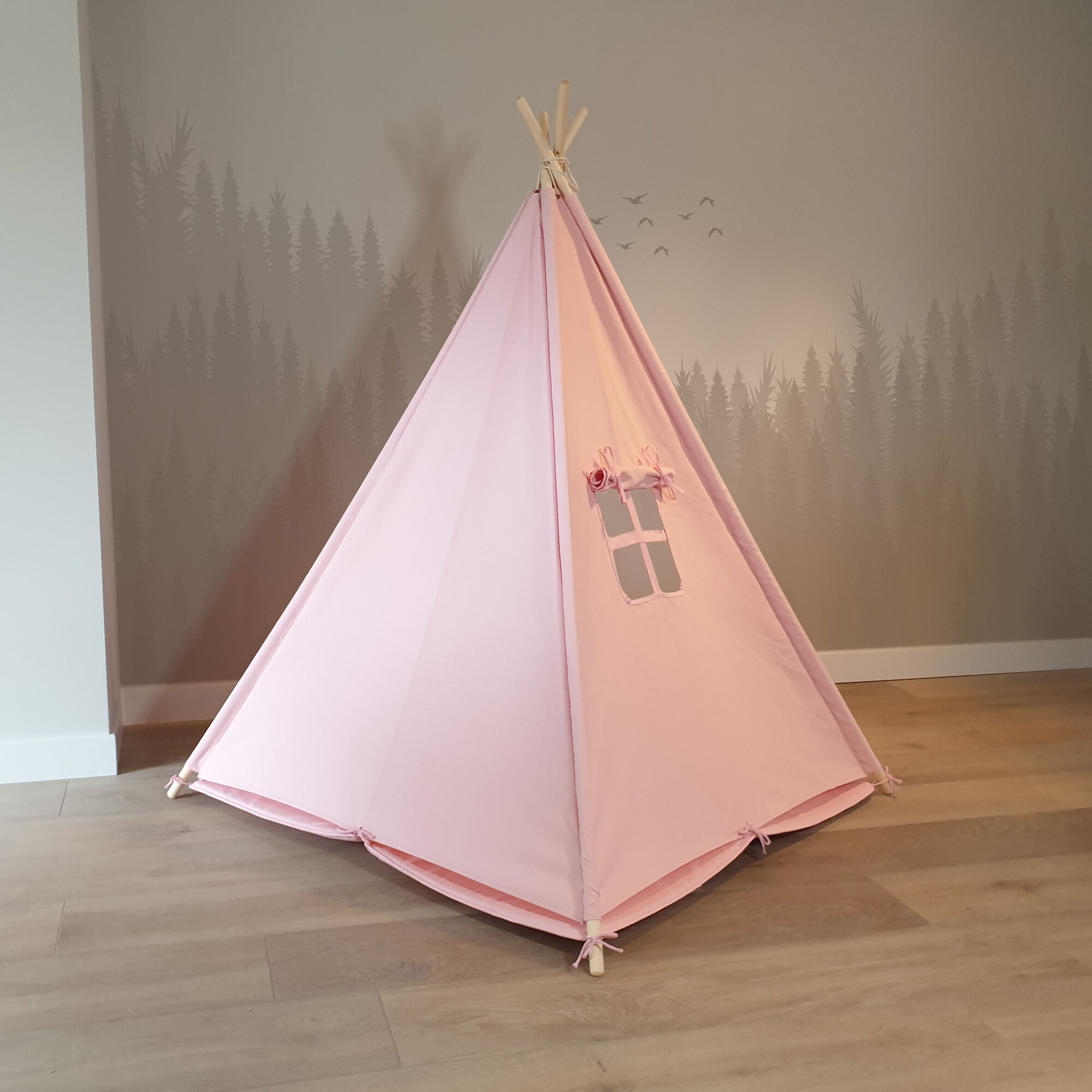 Sunny Alba Teepee Tent - Pastel Pink