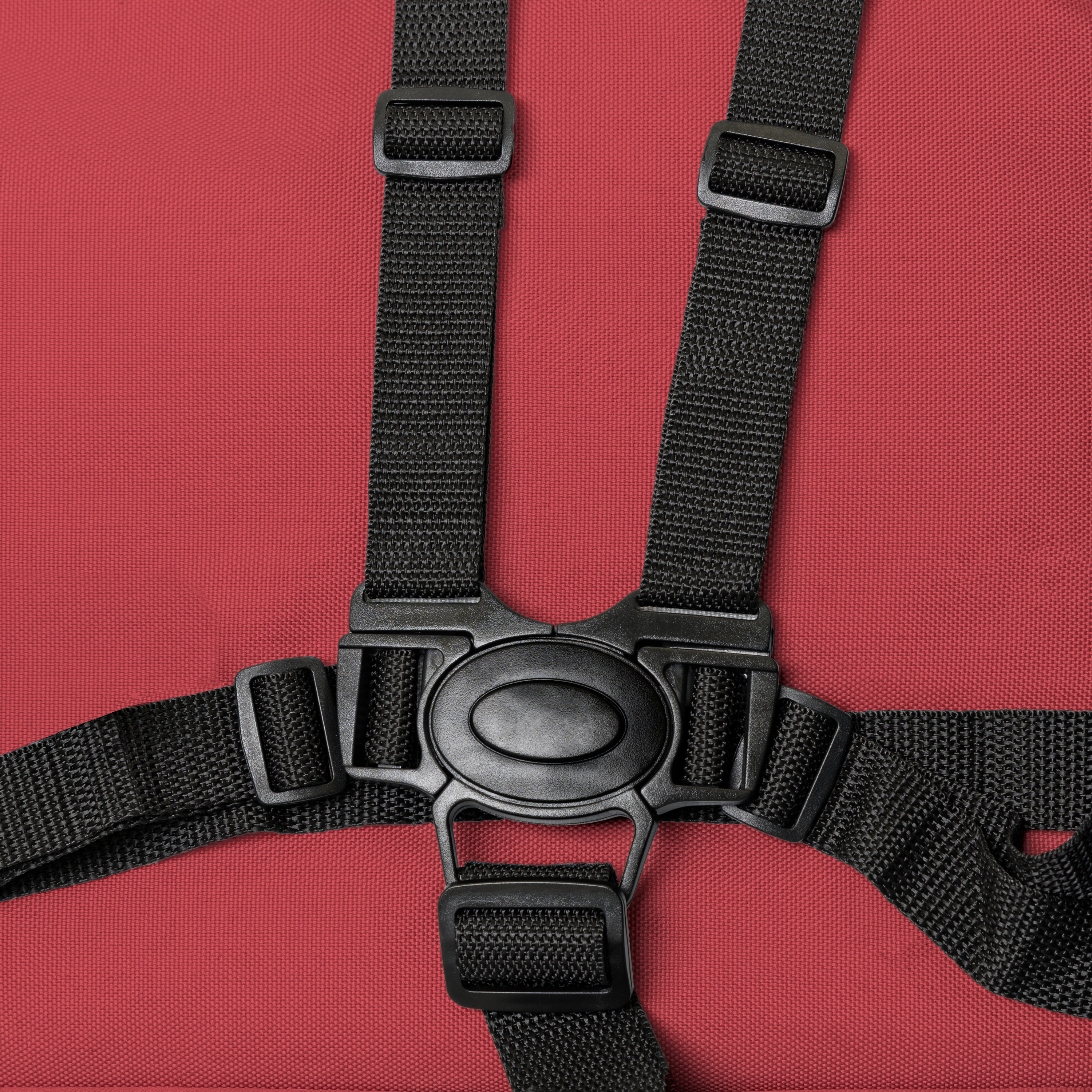 Gaggle Odyssey 4x4 Quad Stroller for 4 Children - Red/Black-0849801013549 Gaggle Odyssey 4x4 Quad Stroller for 4 Children - Red/Black