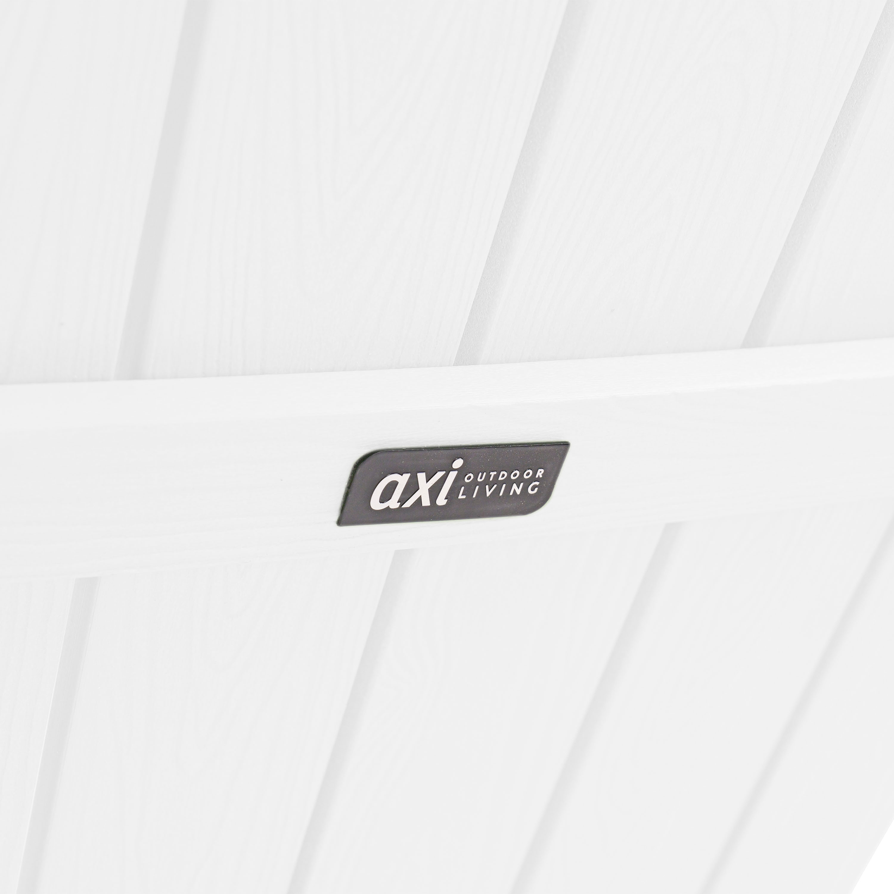 AXI Claire Folding Adirondack Chair Plastic White