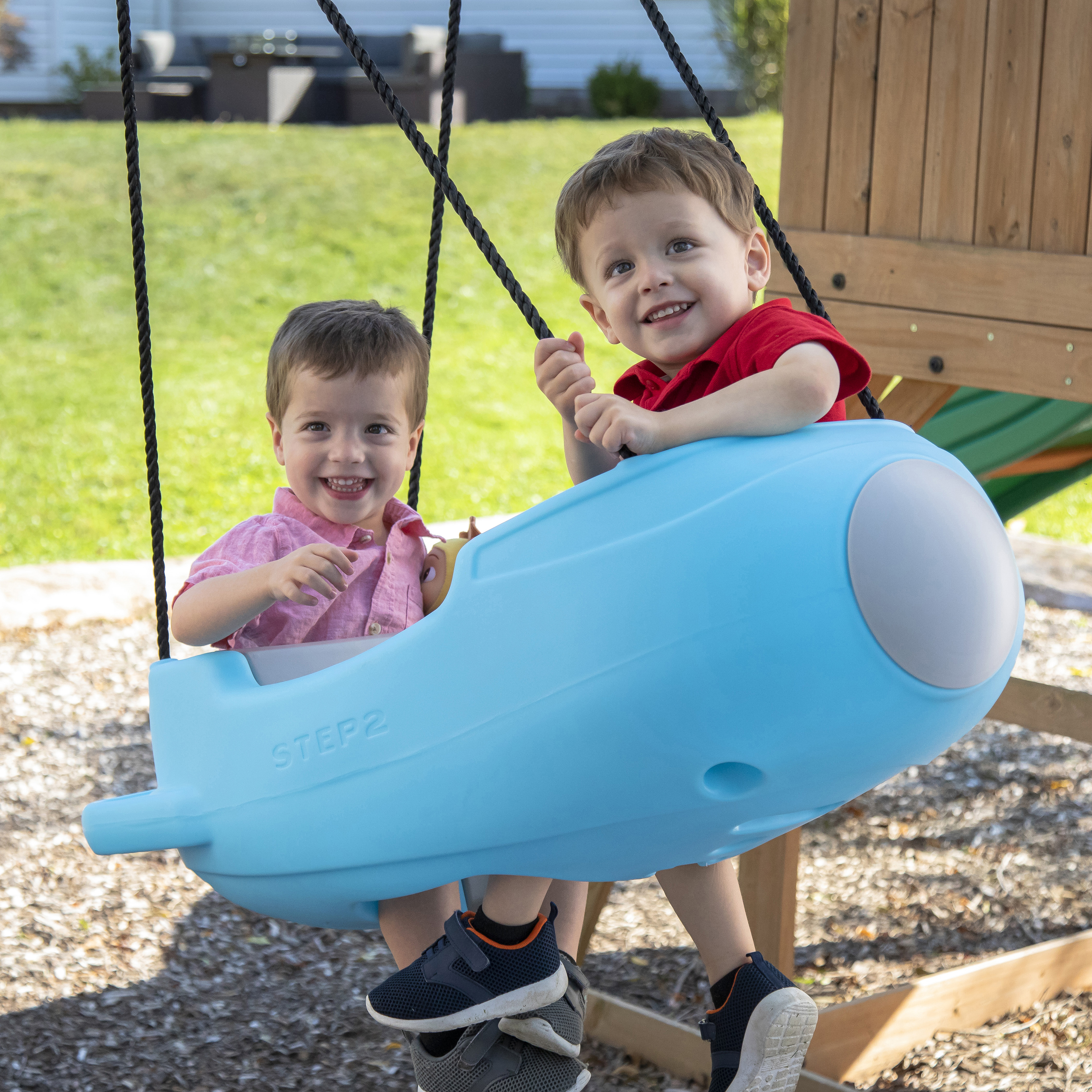 Step2 Rocket Swing for Two Blue-0733538422395 Step2 Rocket Swing for Two Blue