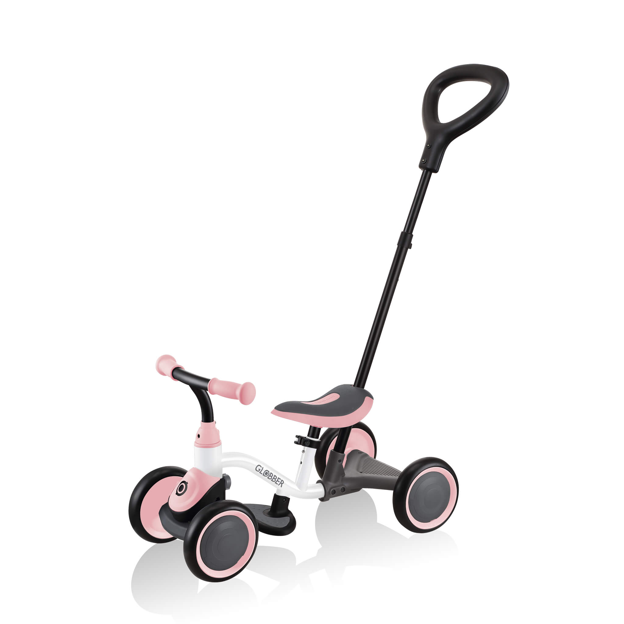 Globber Learning Bike 3-in-1 - White/Pastel Pink