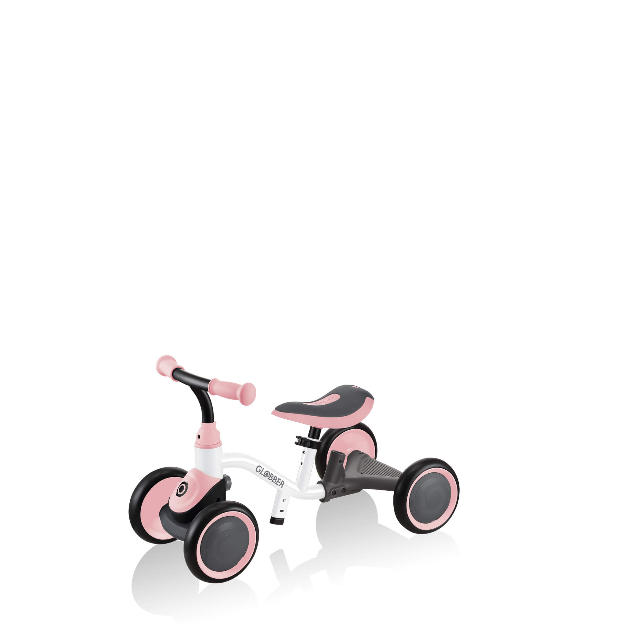 Globber Learning Bike 3-in-1 - White/Pastel Pink