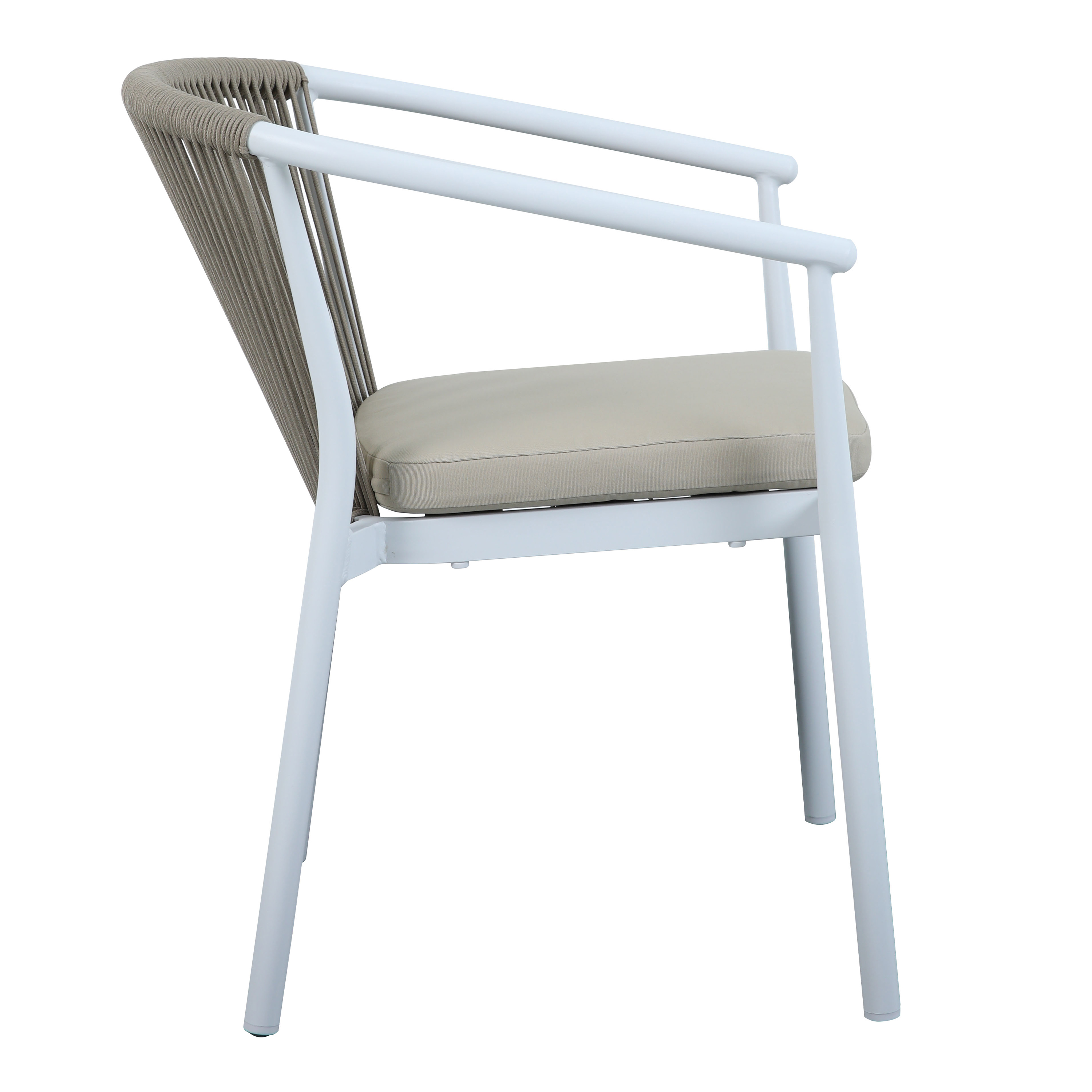 AXI Suvi Chairs Set 2 pieces - White/Khaki