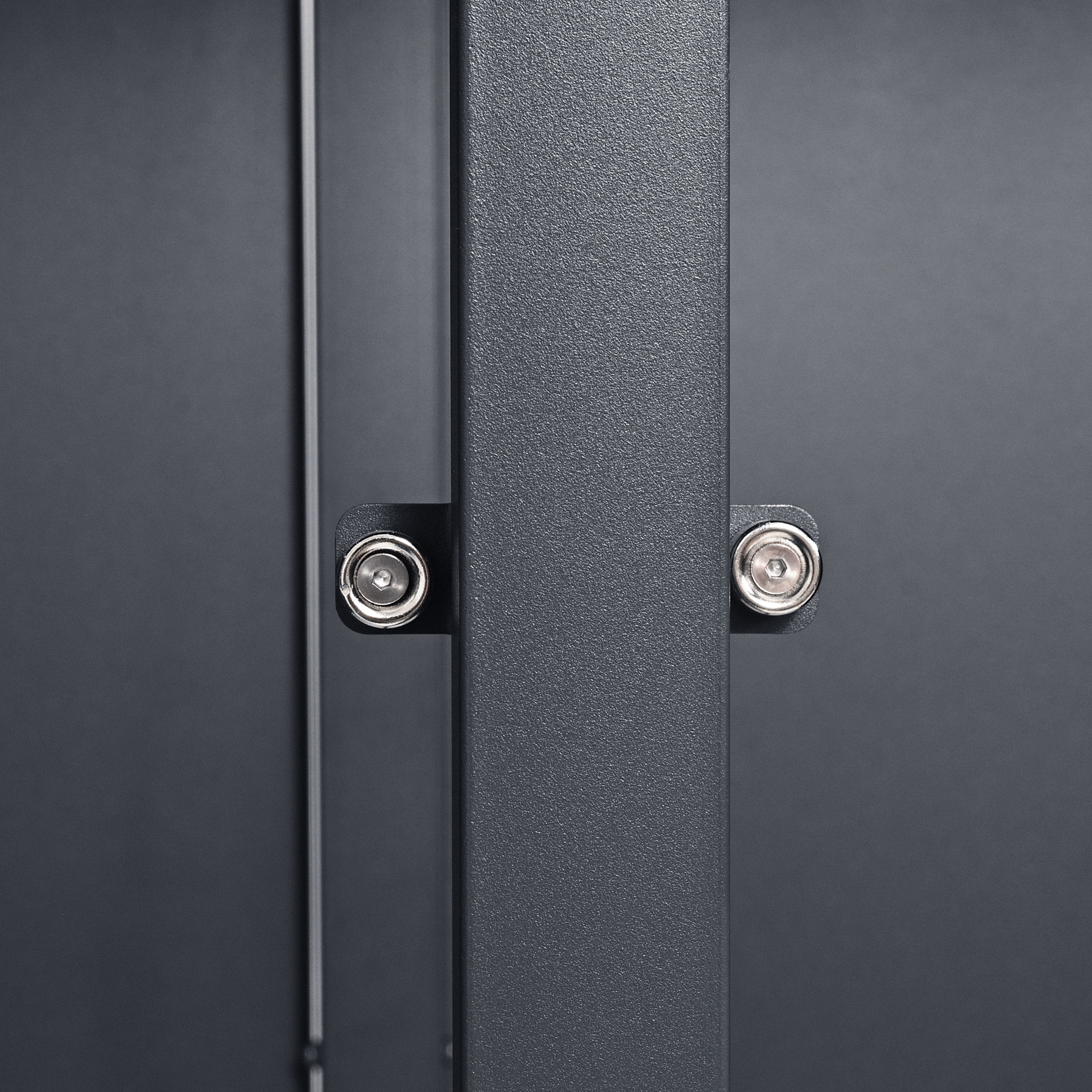 AXI Lucas Metal Garbage Bin Shed Anthracite - 4 Garbage Bins