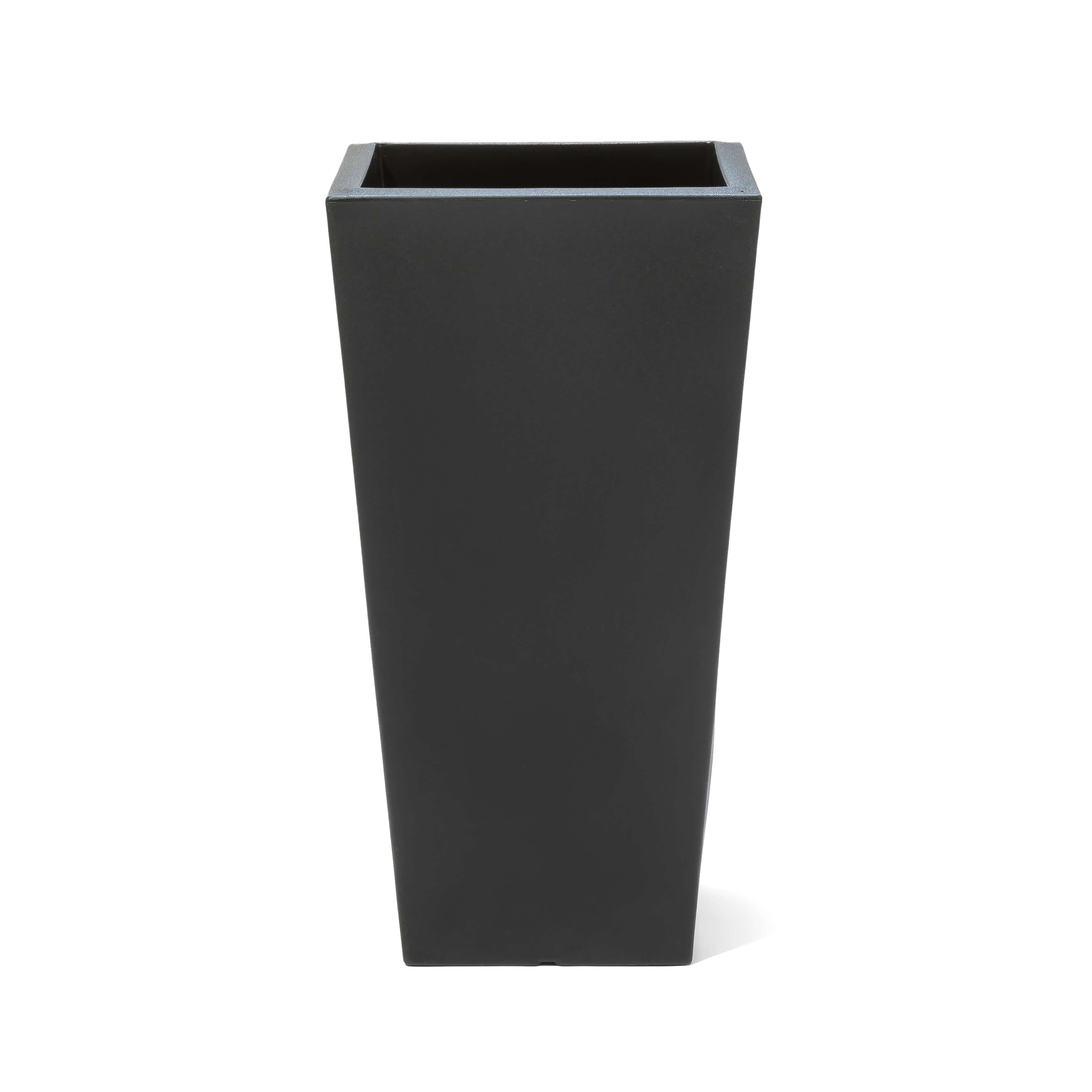 Step2 Tremont Square Conical Flower Pot Large - Onyx Black