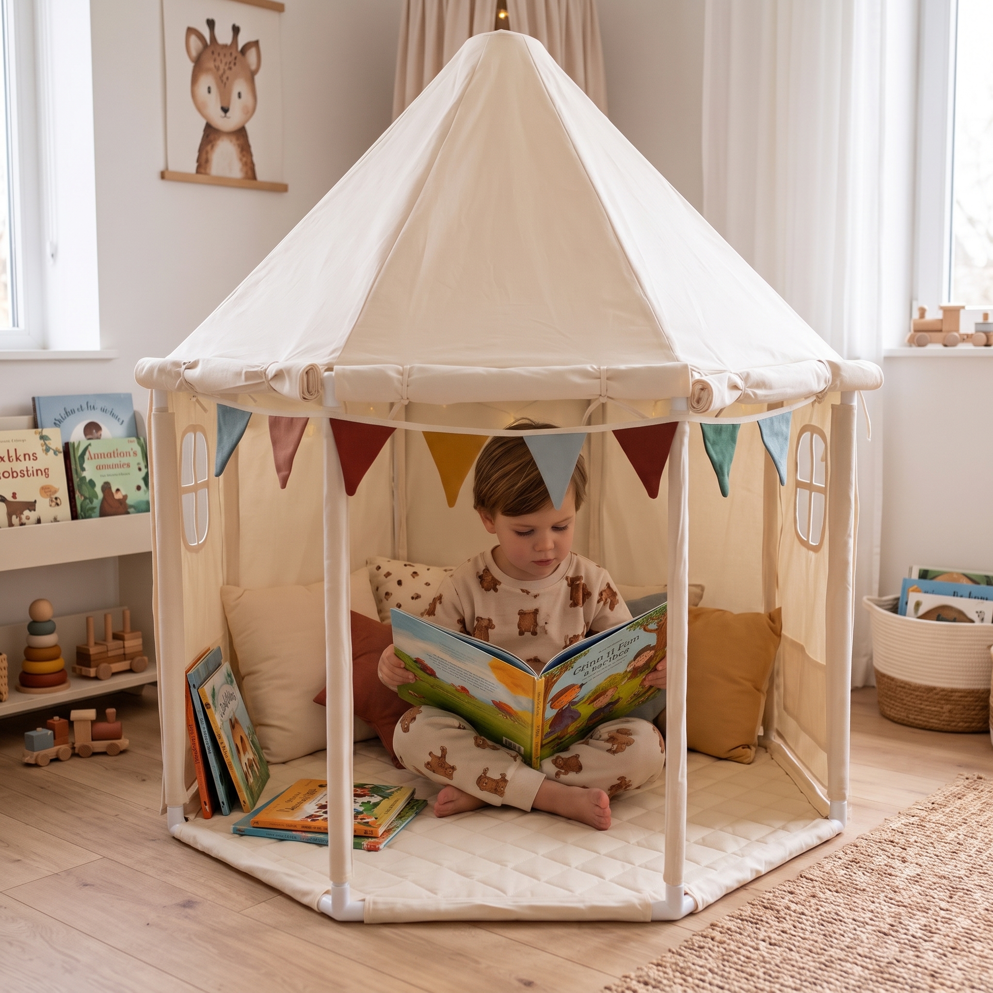 Sunny Kiki Play Tent - Cream