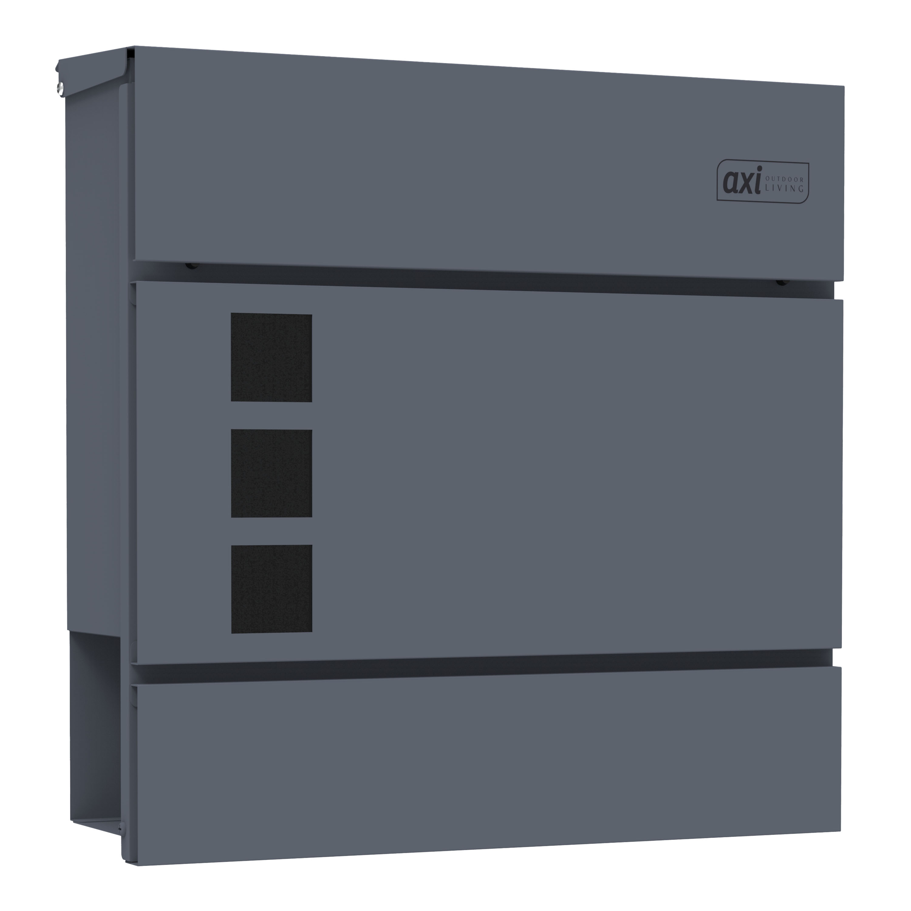 AXI Jonas Metal Letterbox Anthracite