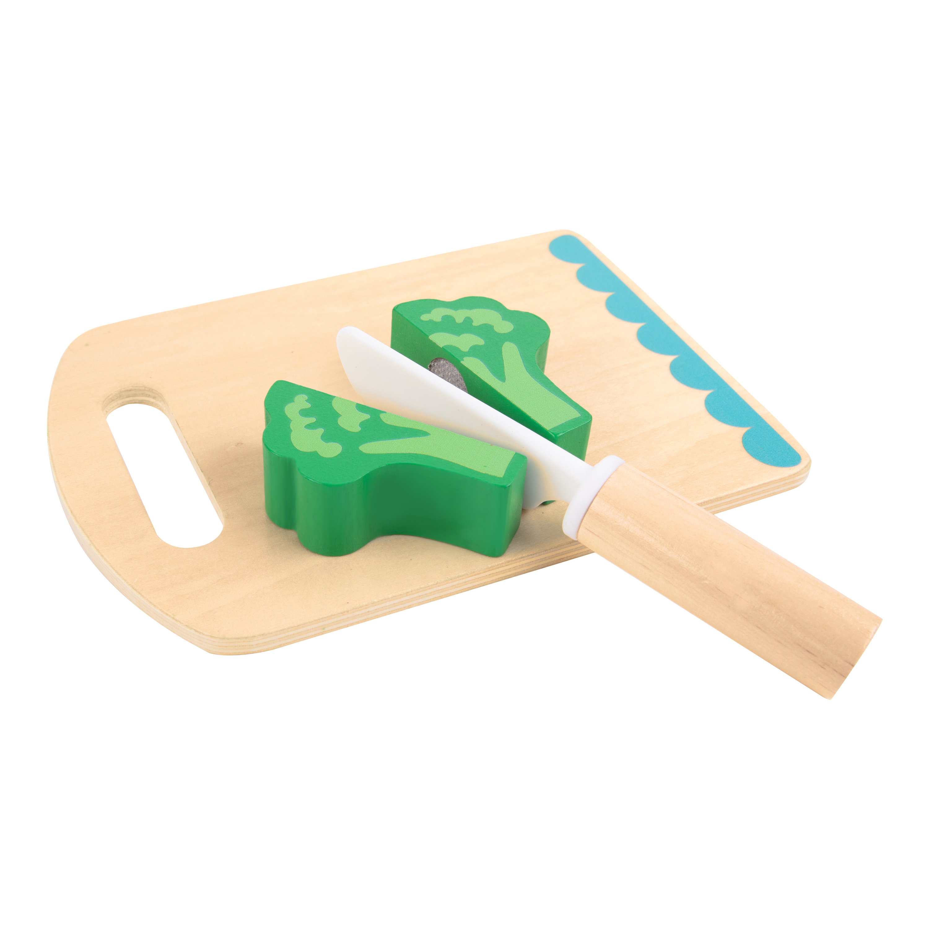 Tooky Toy Wooden Cutting Play Set Vegetables