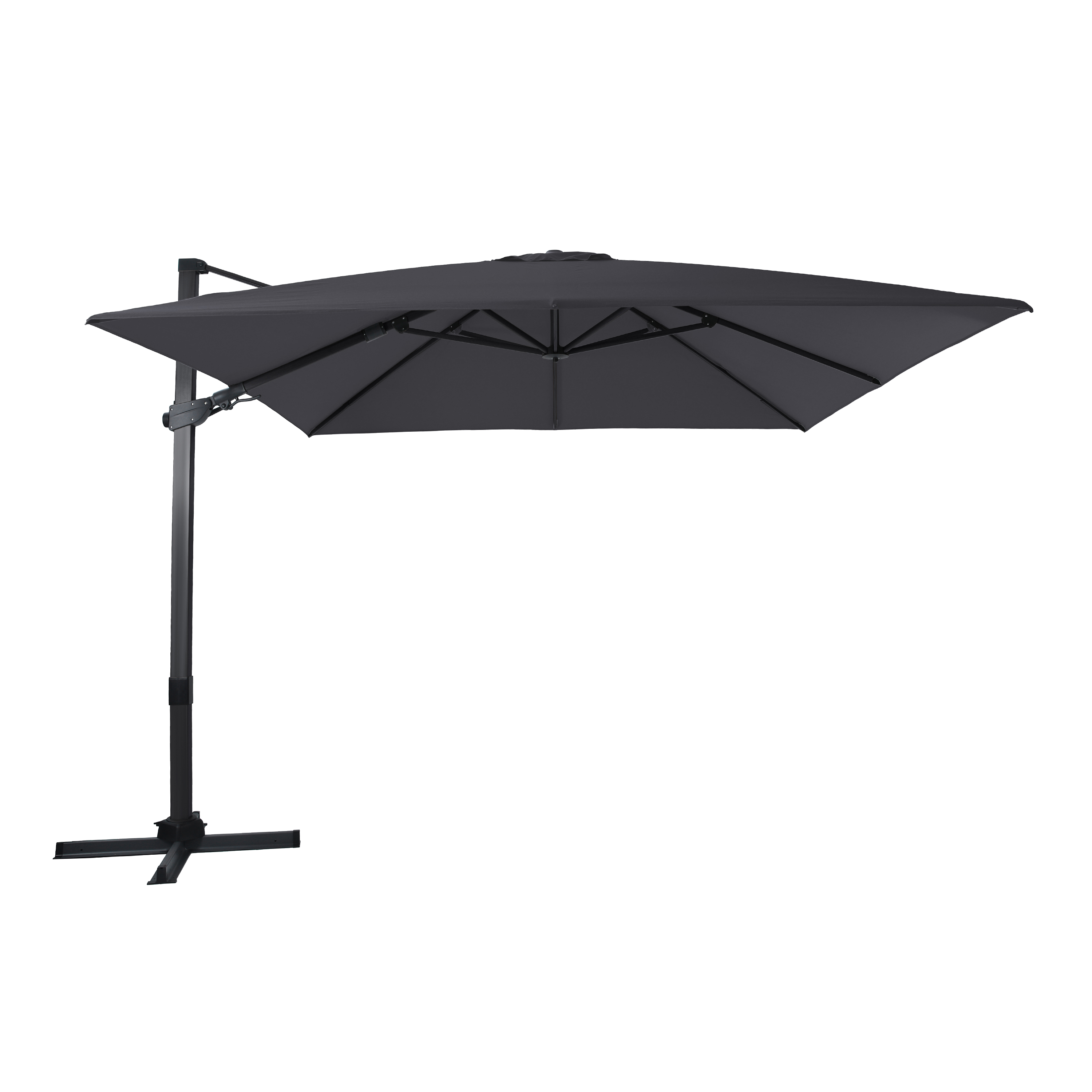 AXI Apollo Premium Cantilever Parasol 300x300cm - Grey/Grey