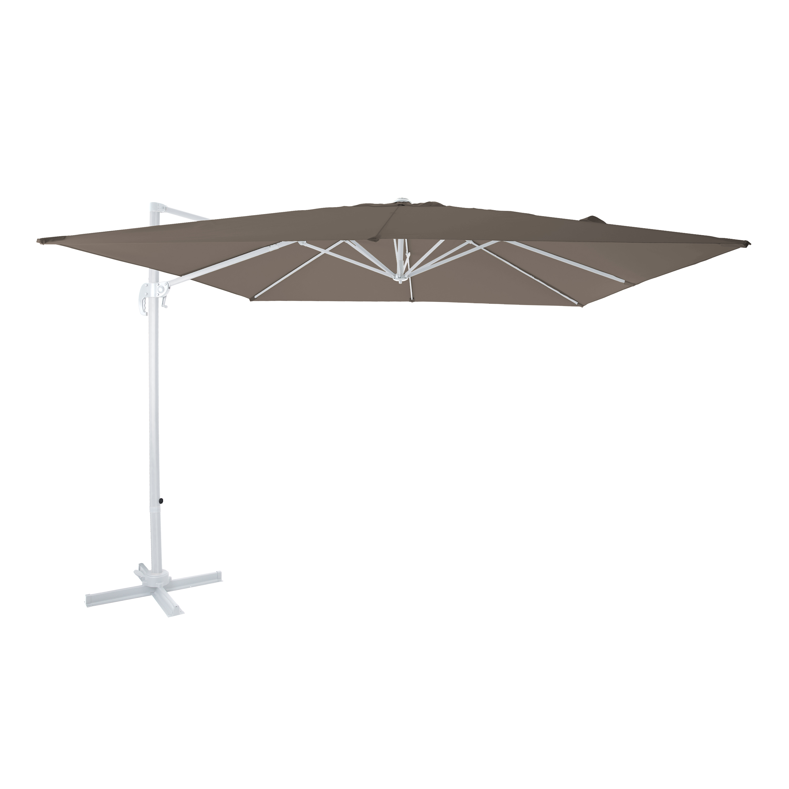 AXI Nima Floating Parasol 300x300 White/Taupe