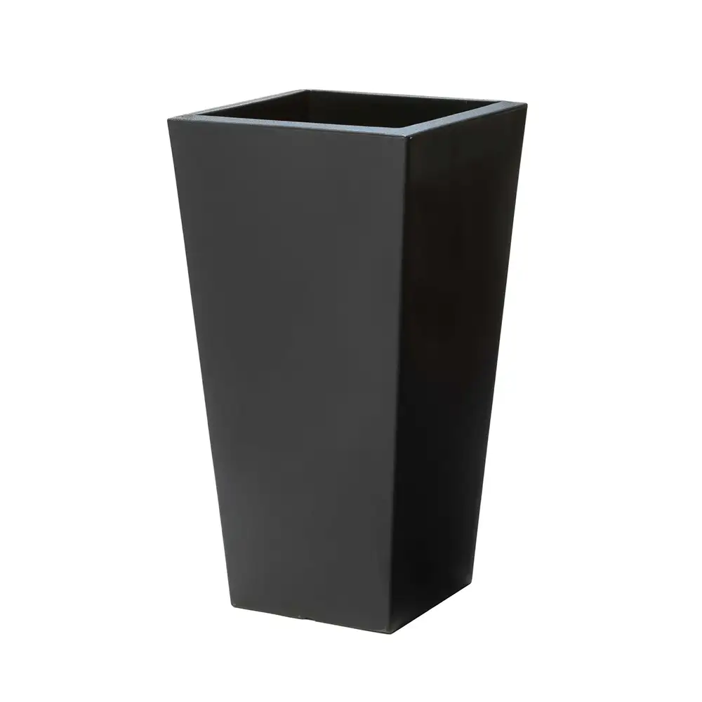 Step2 Tremont Square Conical Flower Pot Large - Onyx Black 