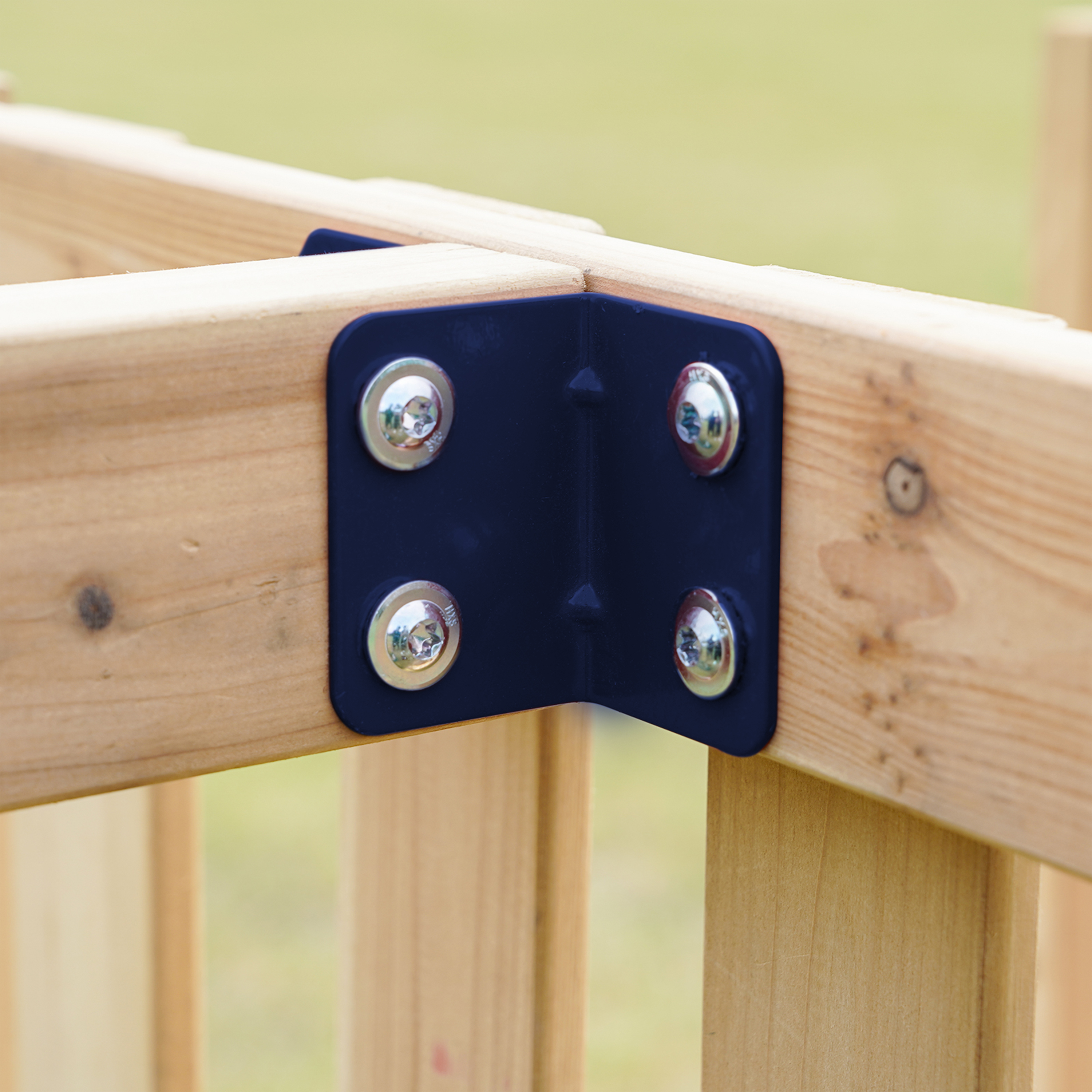 AXI Timo Mini Climbing Frame with Baby Swing. Climbing Wall and Chalkboard – Blue Slide