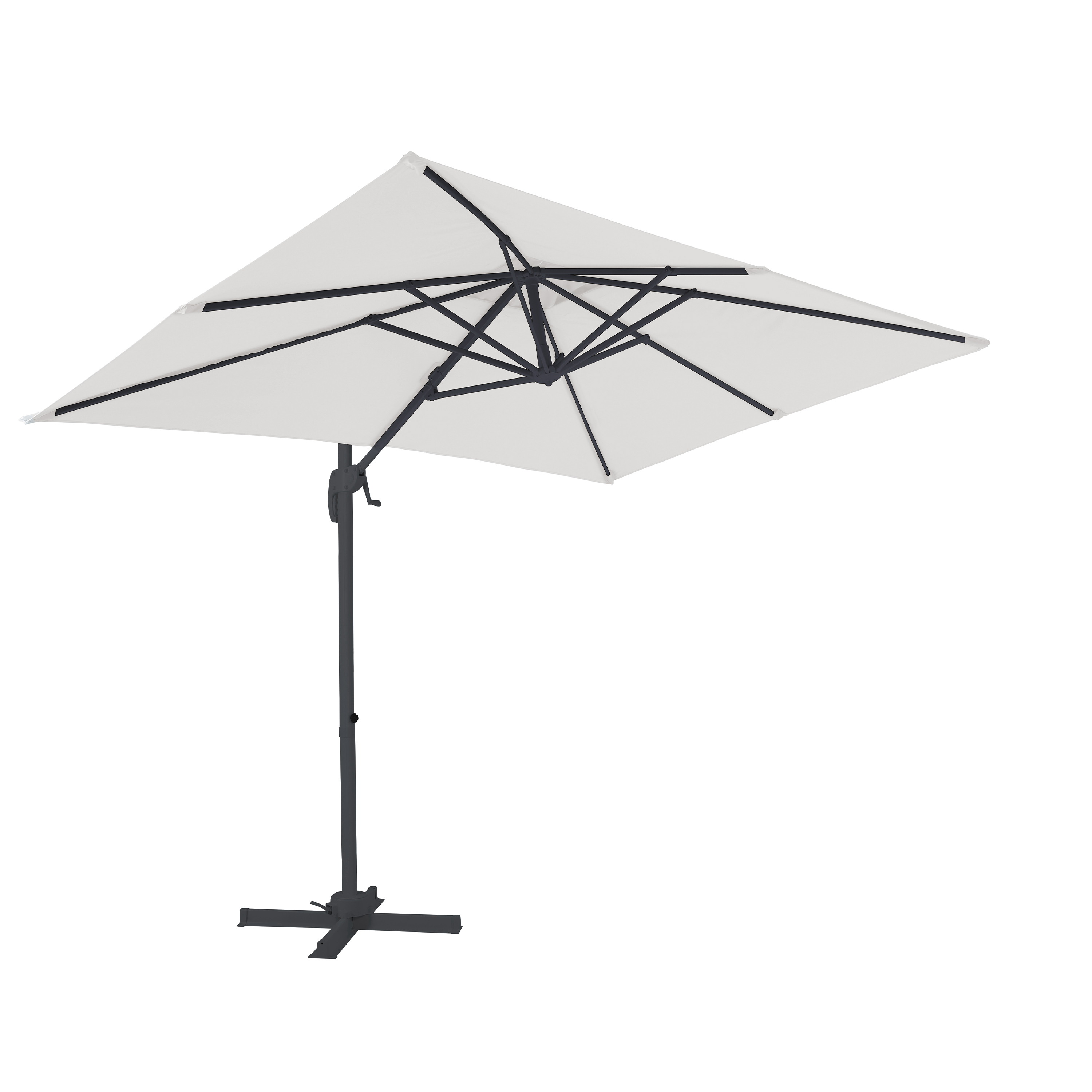 AXI Coco Cantilever Parasol 200x300cm - Grey/Beige