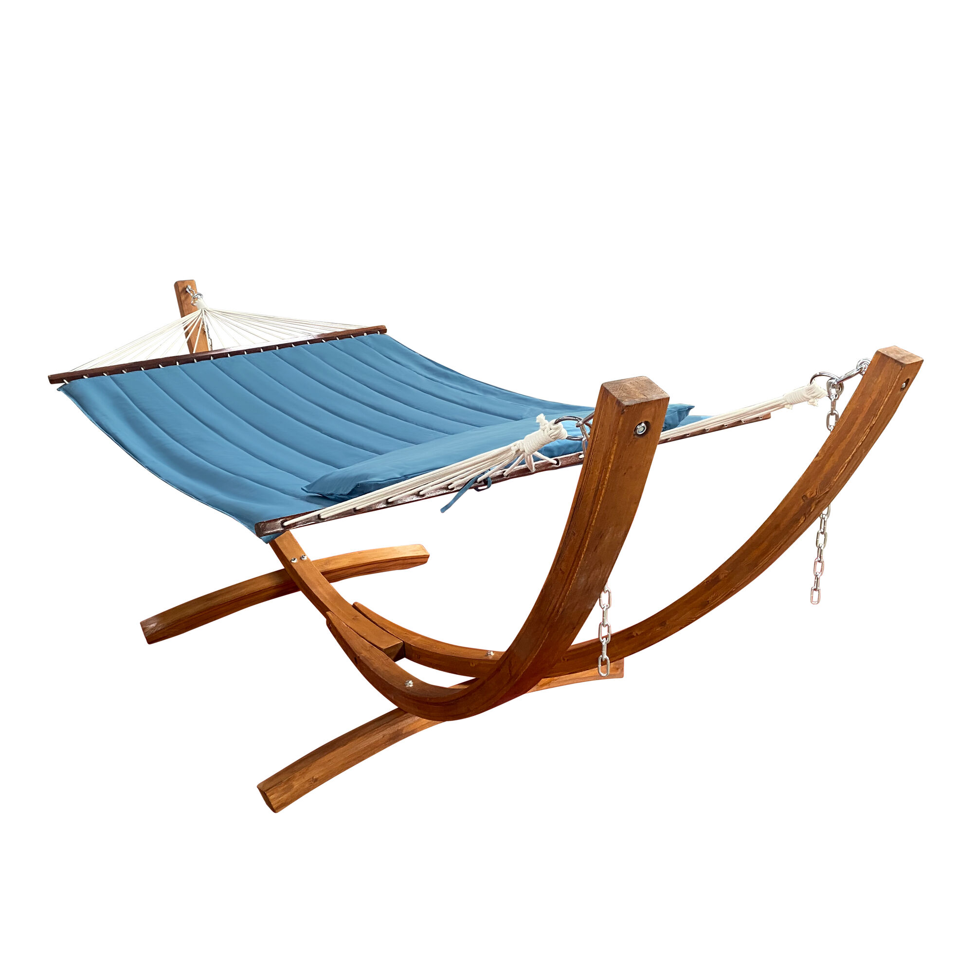 AXI Hawaii Hangmat set - Blauwe hangmat met houten frame