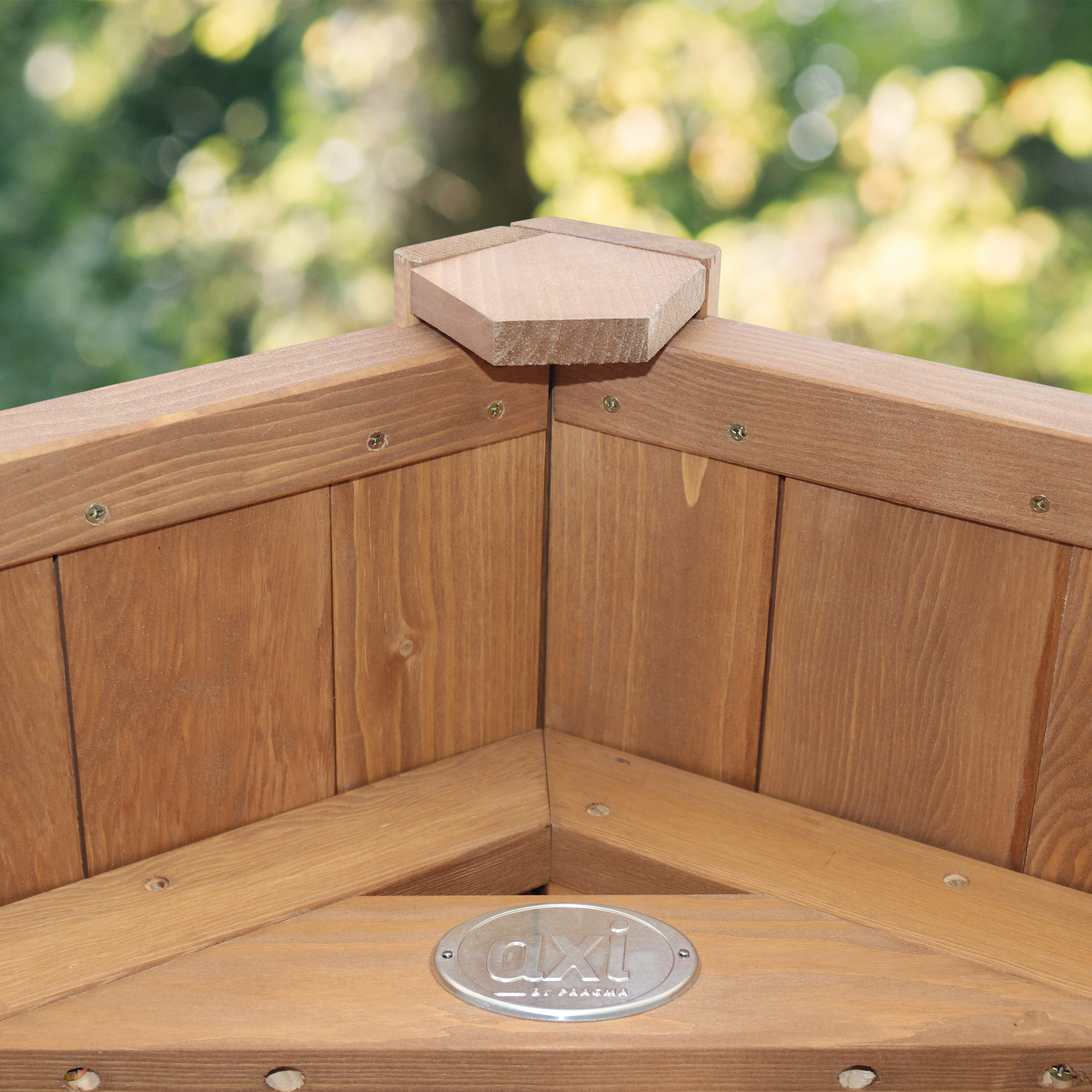 AXI Beach Tower with Double Swing Set Brown - Purple Slide