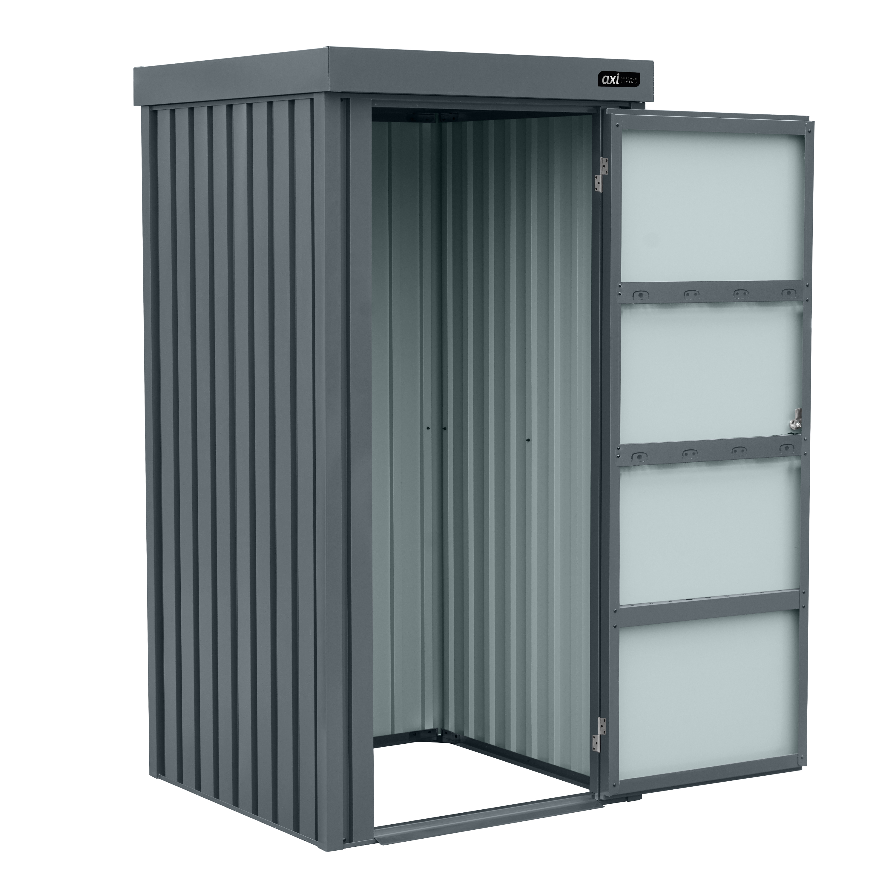 AXI Hector Premium metal Garden Storage Cabinet 1300L Anthracite