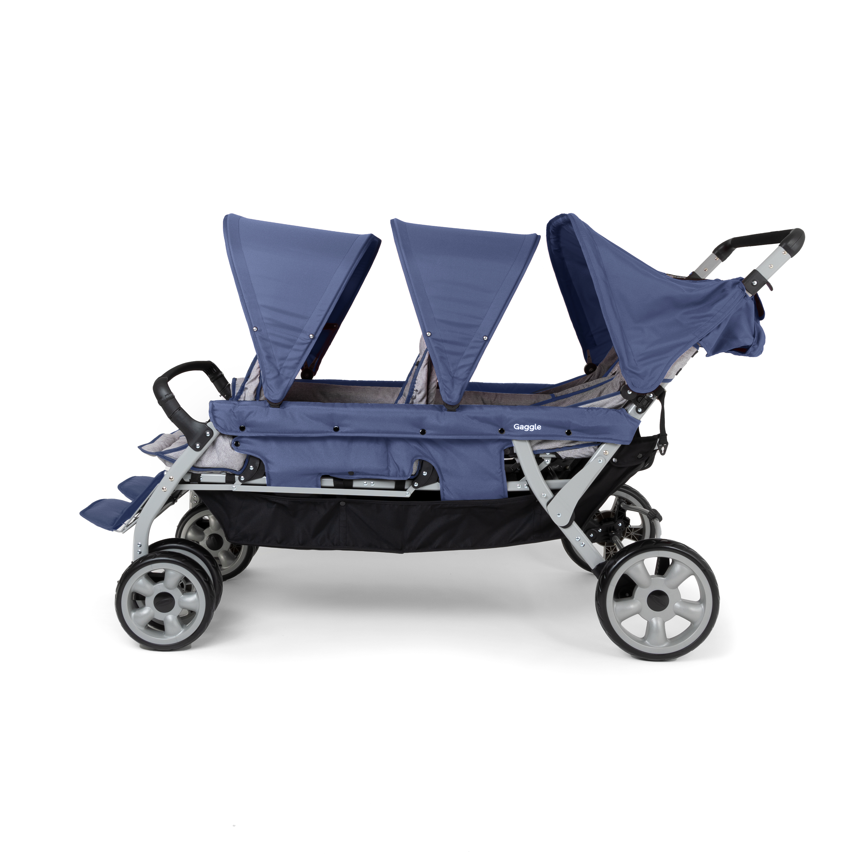 Gaggle Jamboree Folding Stroller for 6 children - Blue