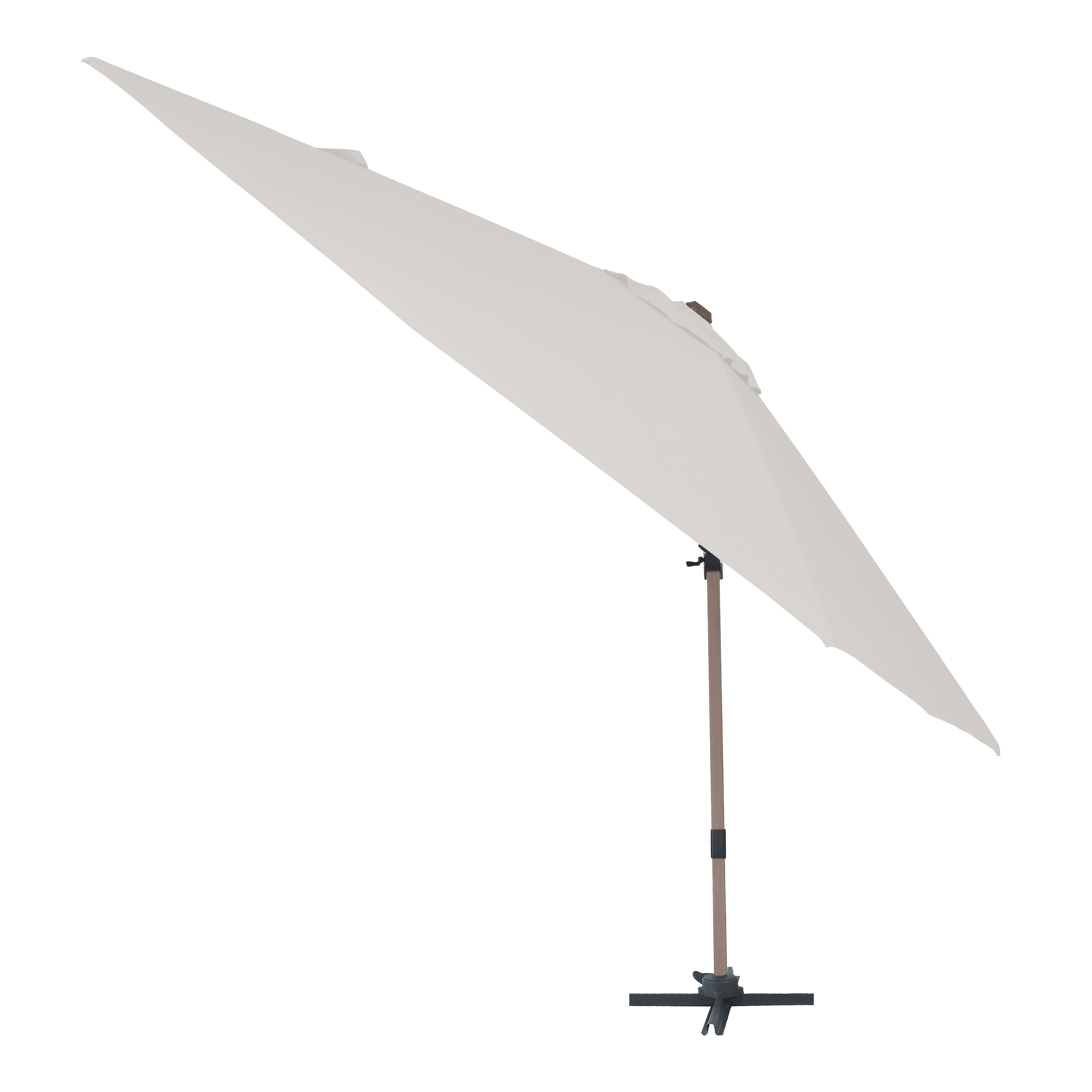 AXI Alina Cantilever Parasol 300x300cm Oak-look /Beige