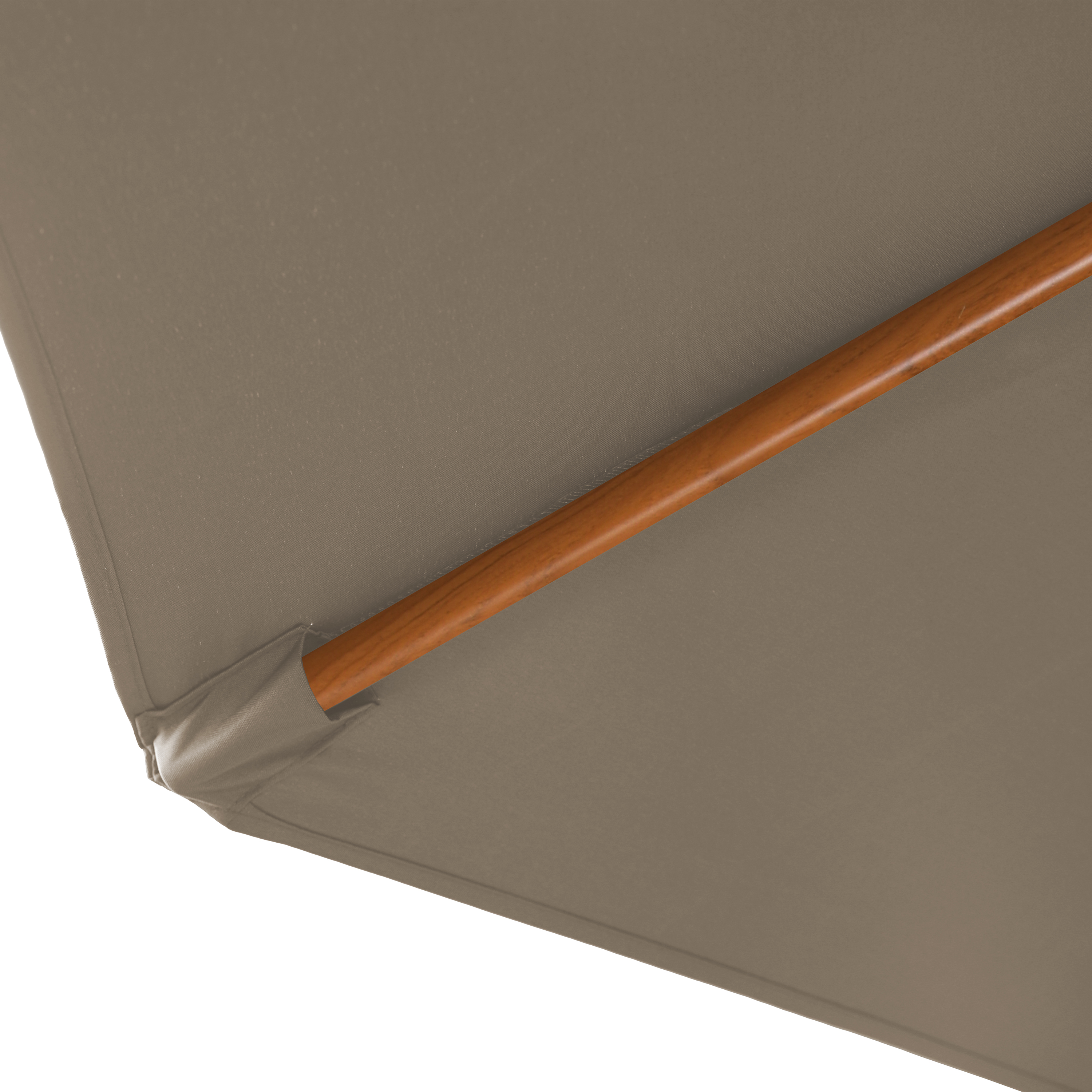 AXI Nima Cantilever Parasol 300x300 cm - Wood-look/Taupe